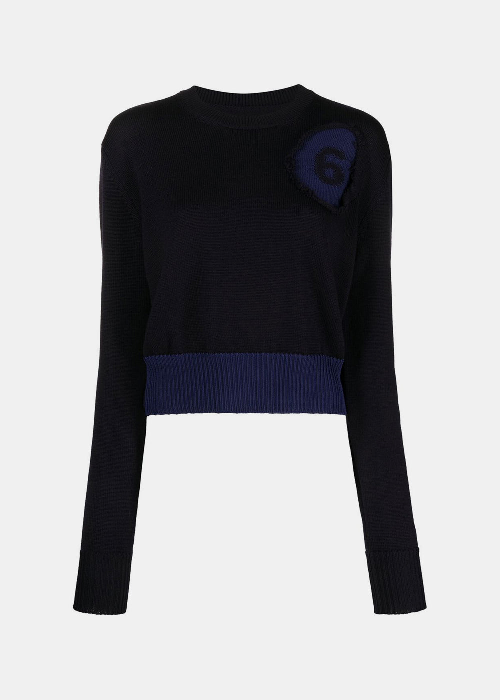 Navy Logo Sweater Maison margiela оригінал – Купити в Україні – боковий вид