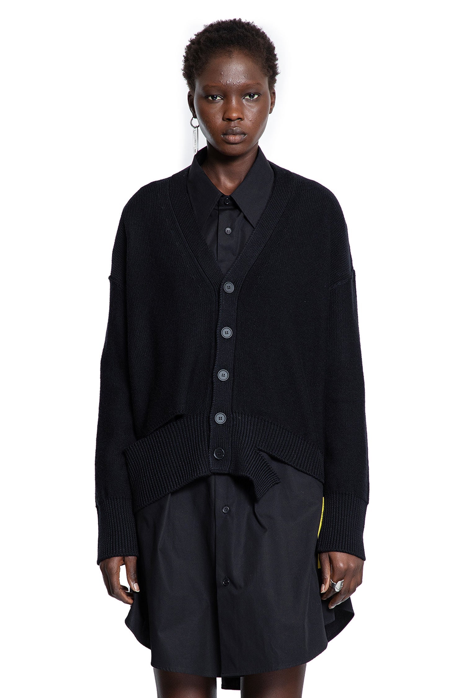 Оригінальна Distressed Cardigan Maison margiela – вид ззаду