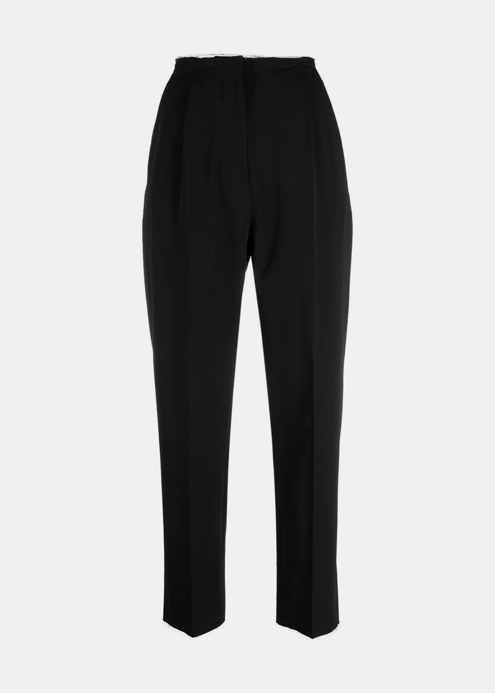 Black Cropped Trousers Maison margiela – Гарантія оригінальності – боковий вид