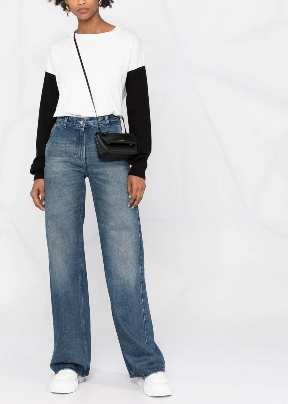 Оригінальна Blue Wide-Leg Jeans Maison margiela – детальний вид