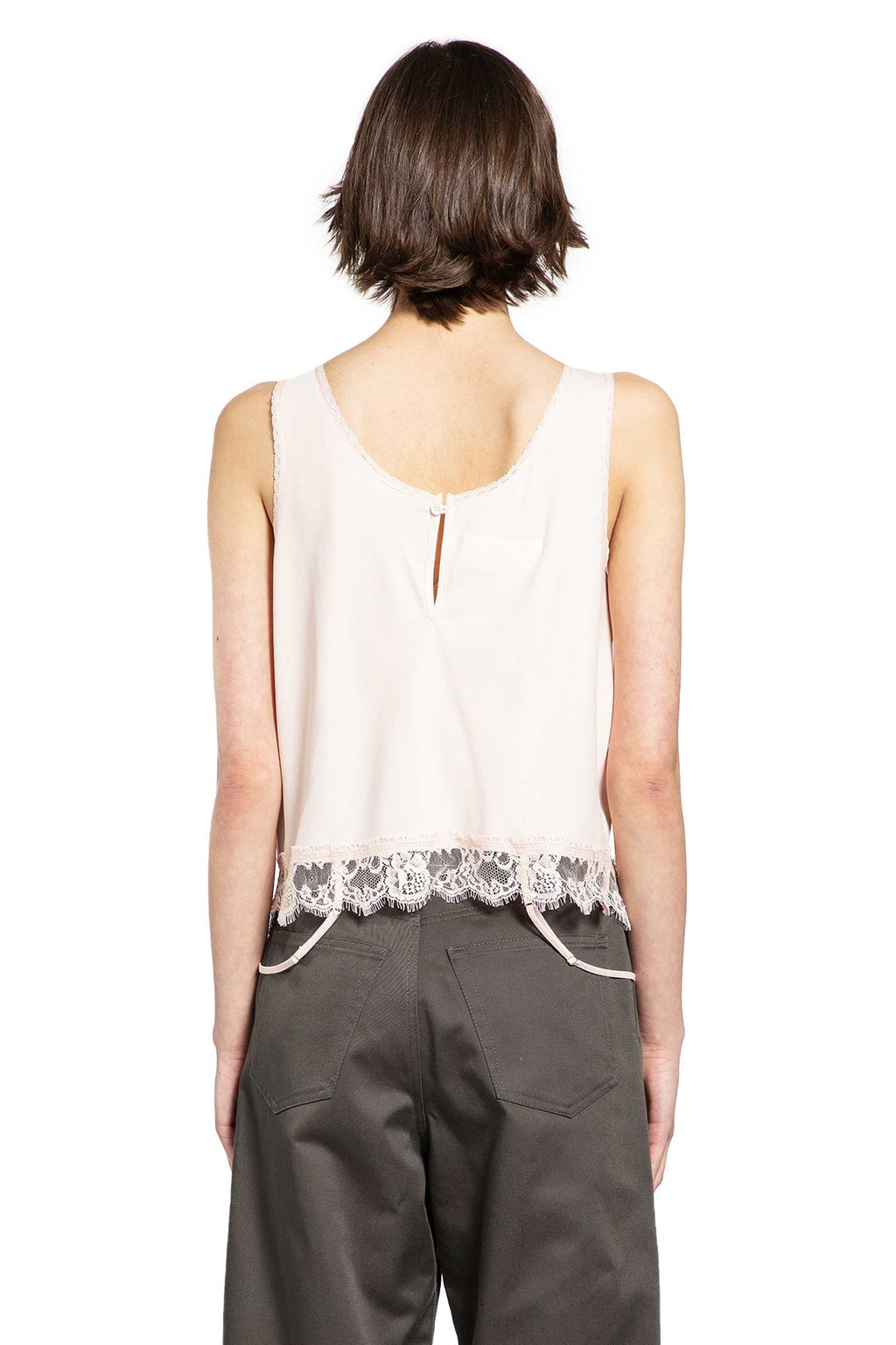 Mirrored Lace Slip Top Maison margiela – Гарантія оригінальності – збільшений вид