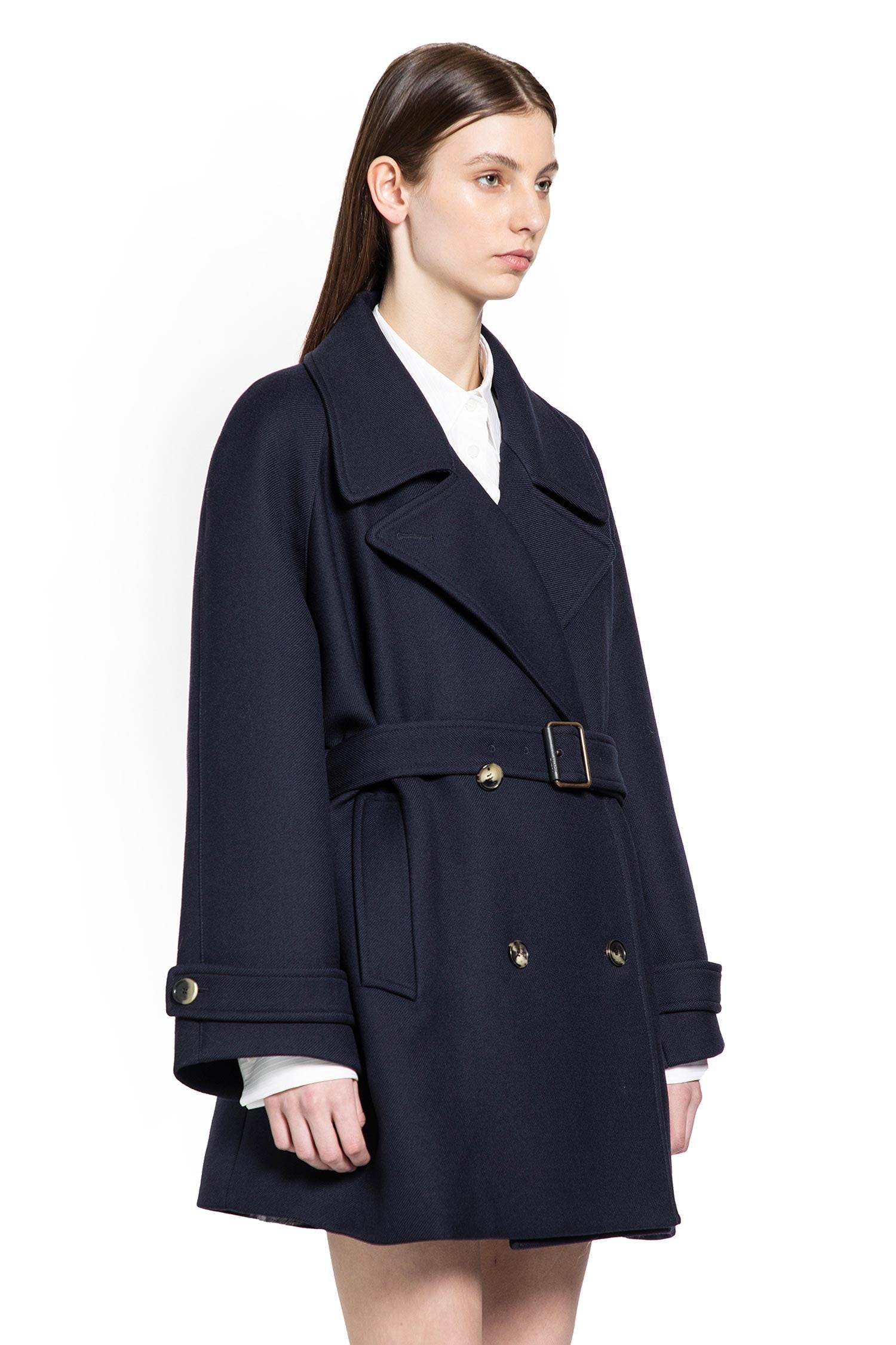 Wool Blend Short Coat Loewe – Гарантія оригінальності – детальний вид