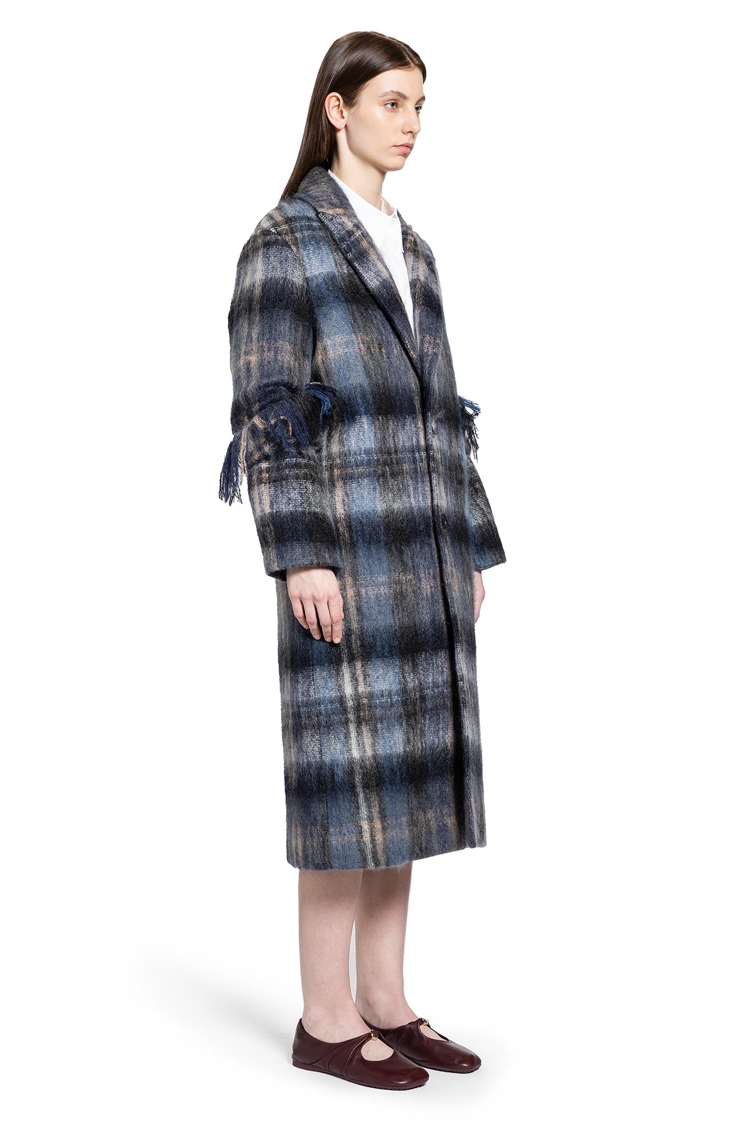 Оригінальна Coat In Mohair And Wool Blend Loewe – детальний вид