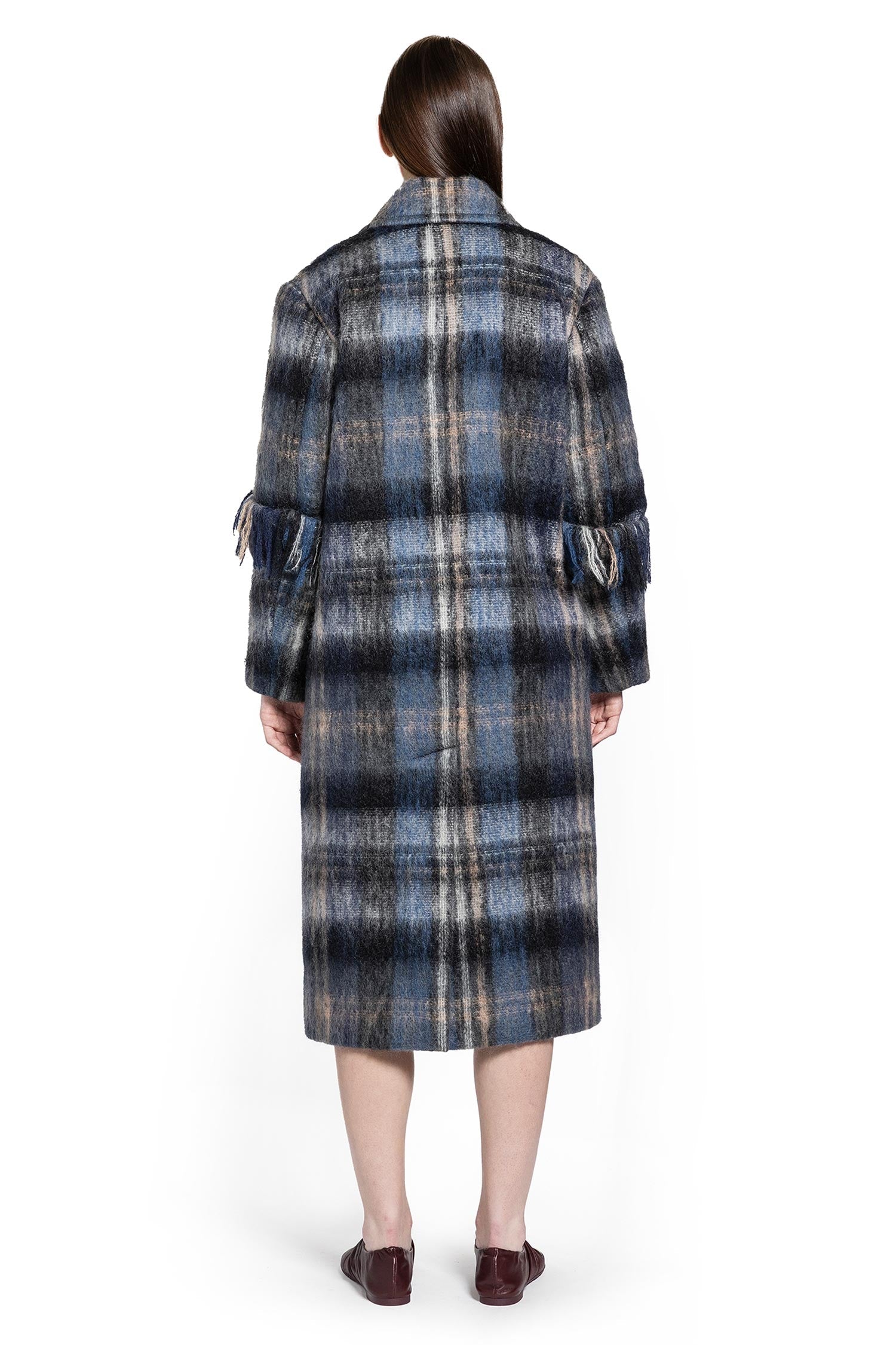 Оригінальна Coat In Mohair And Wool Blend Loewe – збільшений вид