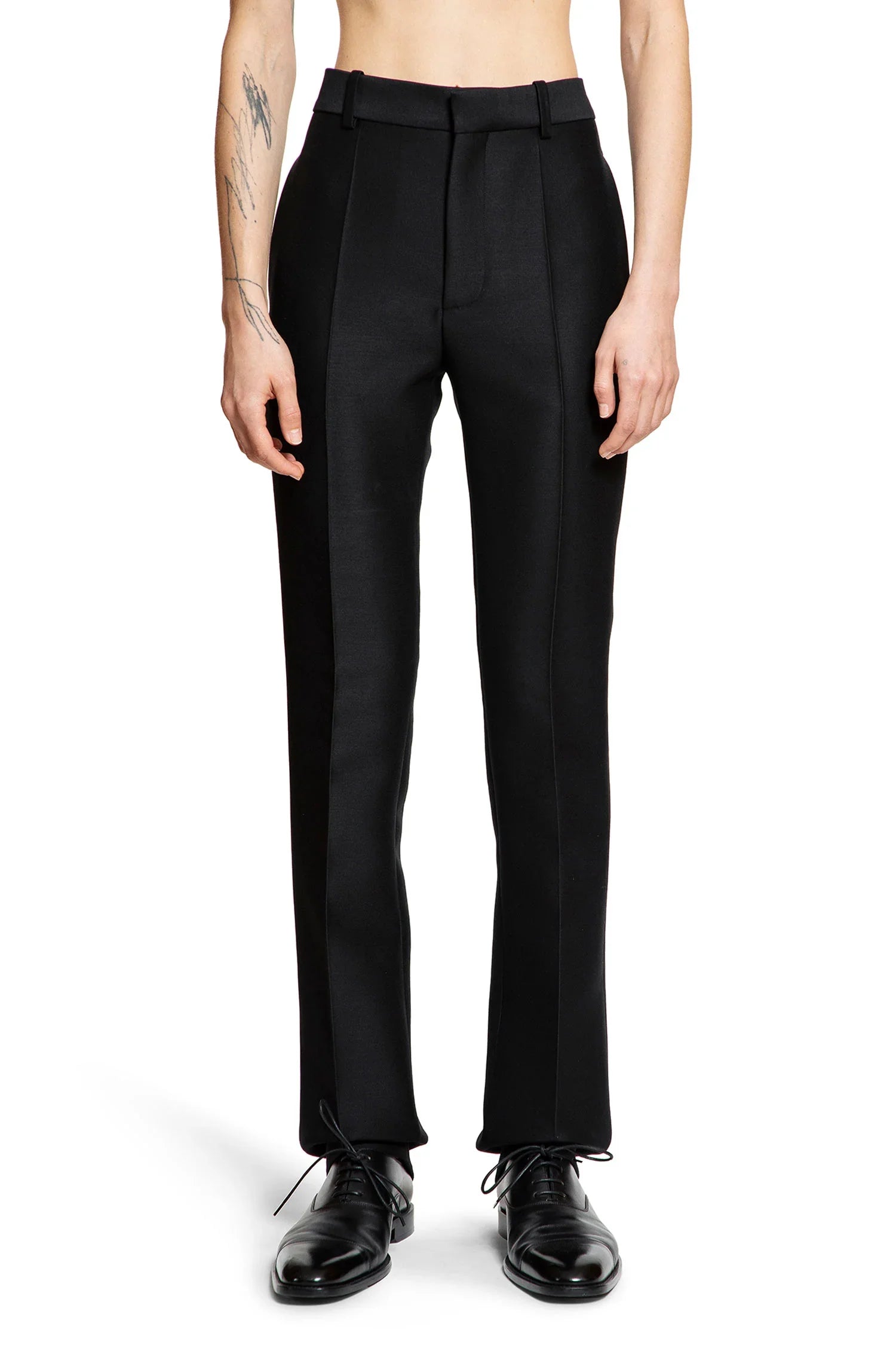 Wool Silk Tailored Trousers Loewe – Гарантія оригінальності – вид ззаду