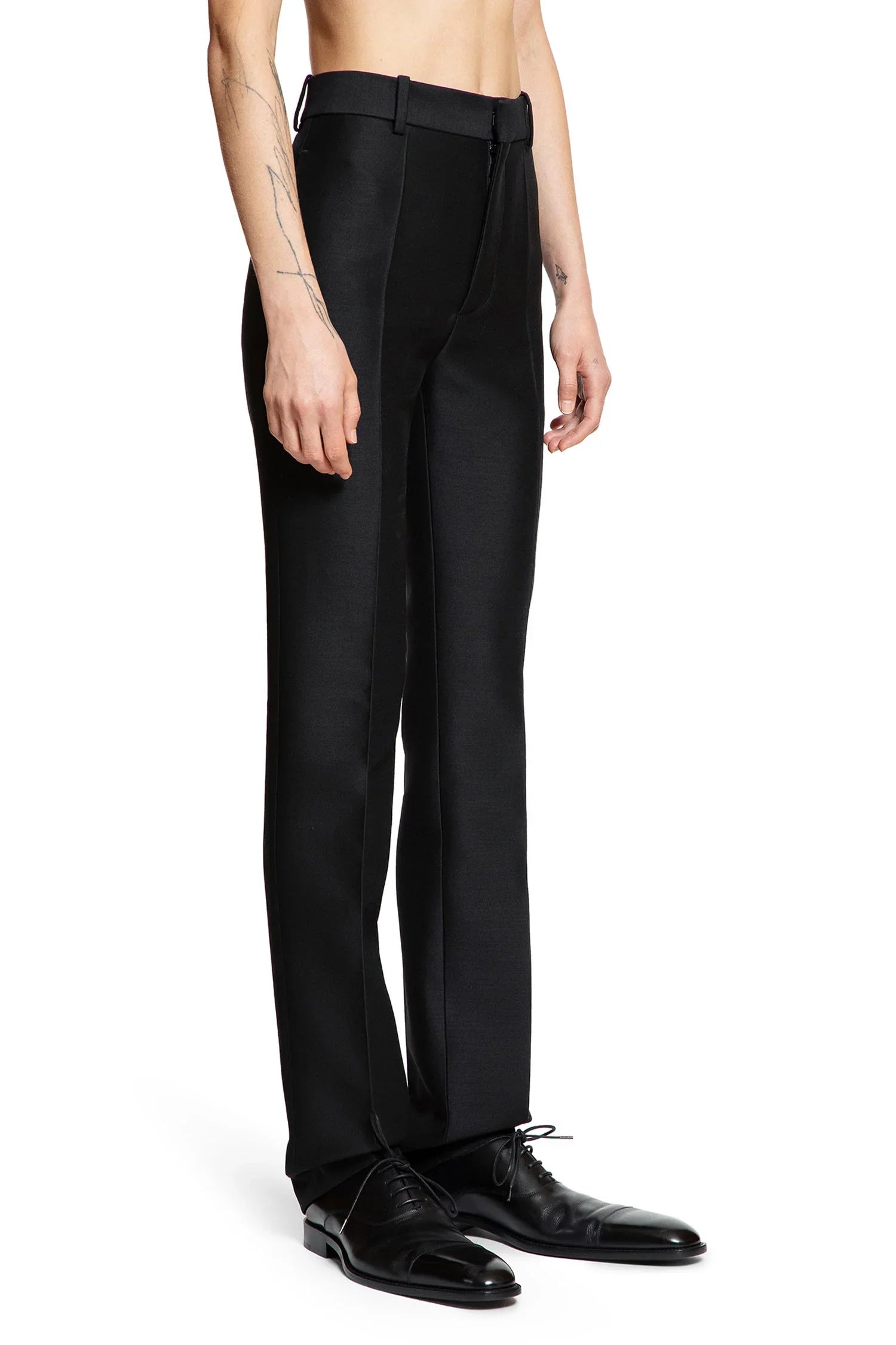 Wool Silk Tailored Trousers Loewe – Гарантія оригінальності – детальний вид