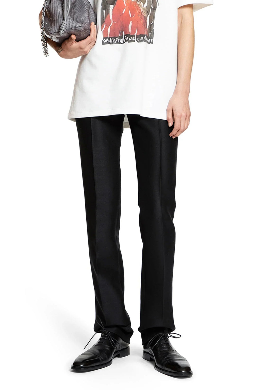 Wool Silk Tailored Trousers Loewe – Гарантія оригінальності – боковий вид