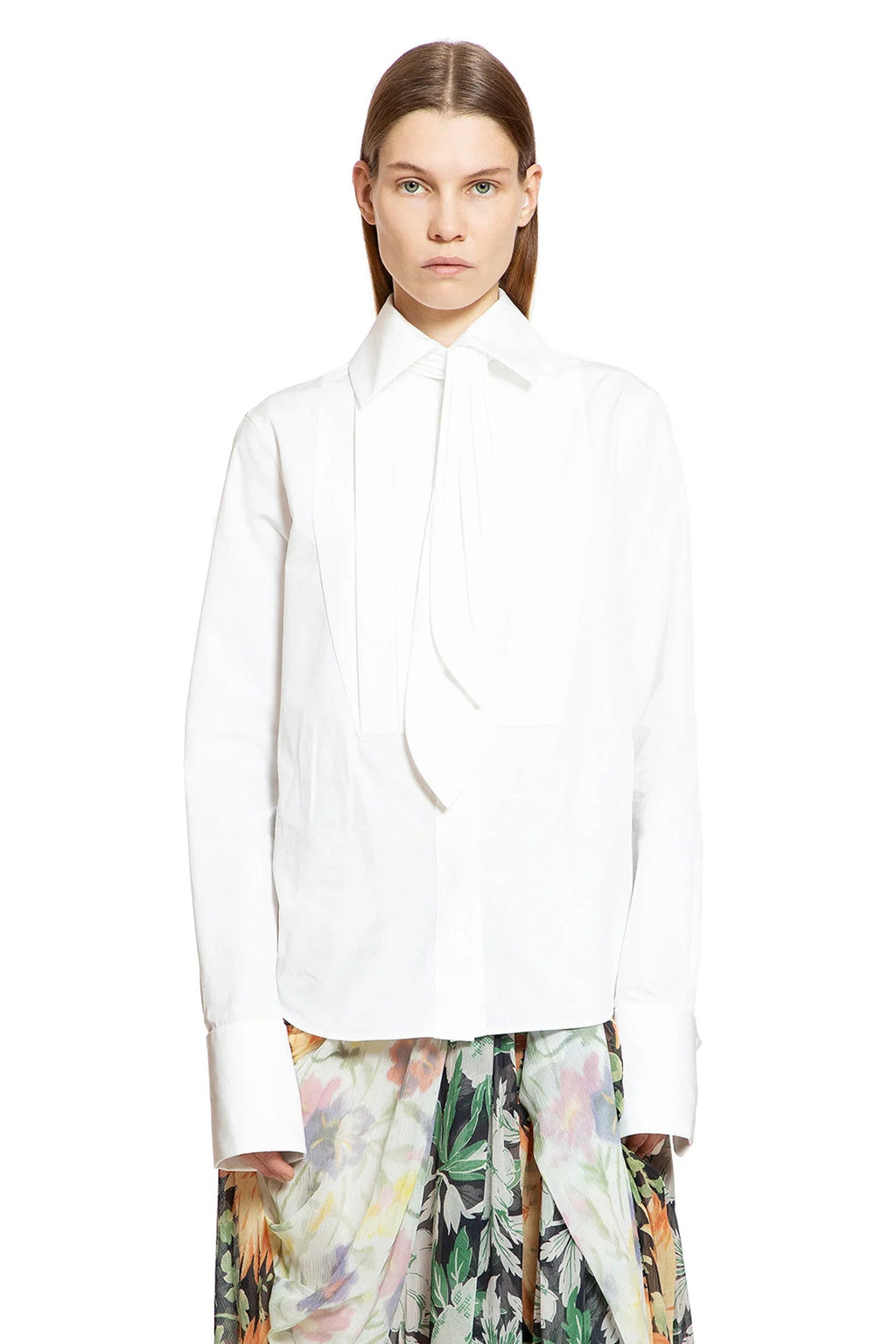 Shirt With Tie In Cotton Loewe оригінал – Купити в Україні – вид ззаду