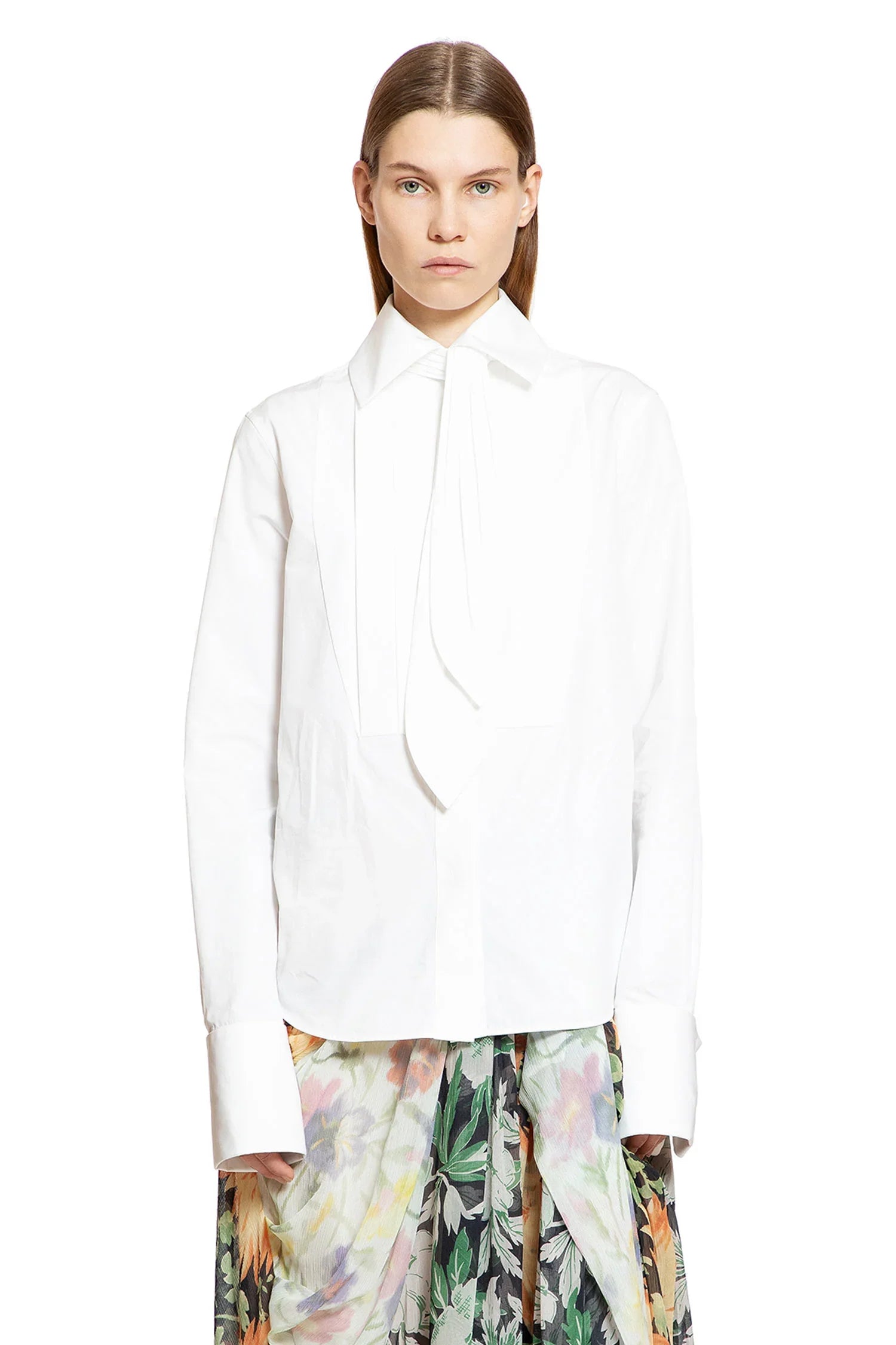 Shirt With Tie In Cotton Loewe оригінал – Купити в Україні – вид ззаду