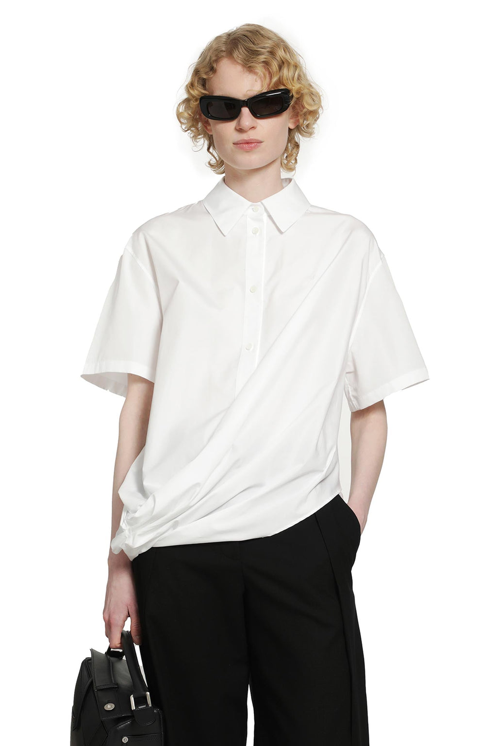 Оригінальна Short Sleeve Shirt In Cotton Loewe – боковий вид