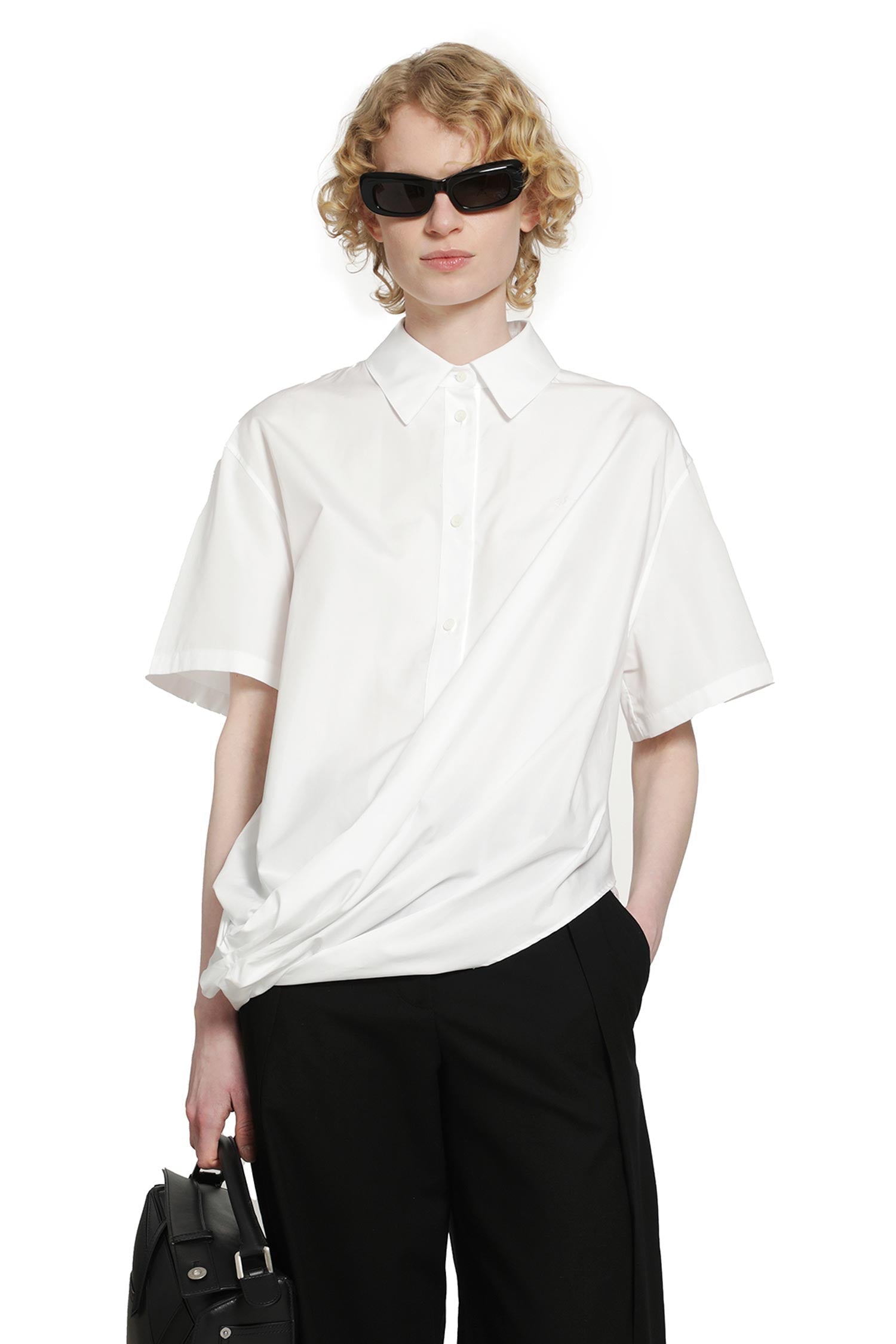 Оригінальна Short Sleeve Shirt In Cotton Loewe – боковий вид