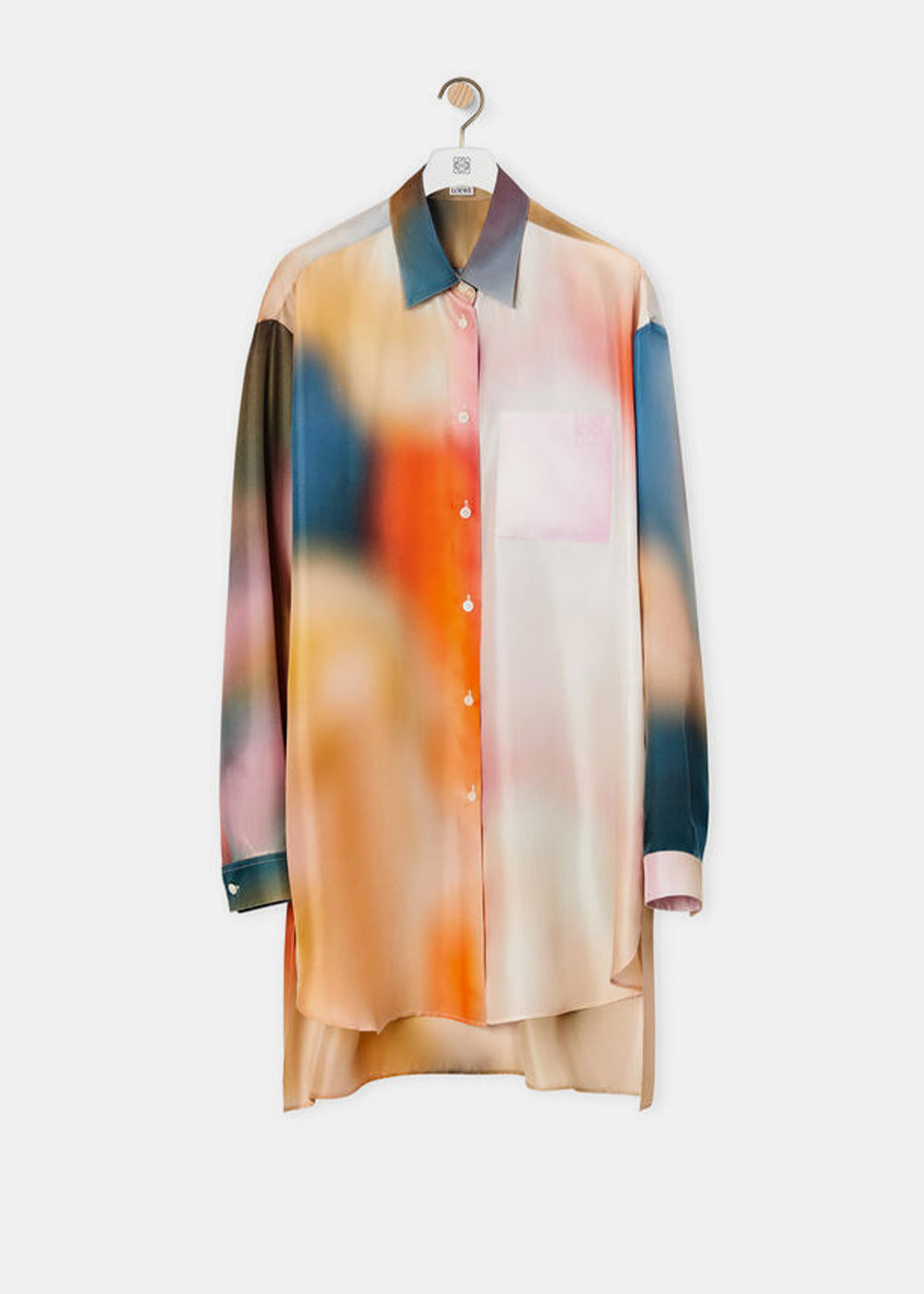 Multicolor Blur Print Shirt Loewe оригінал – Купити в Україні – боковий вид