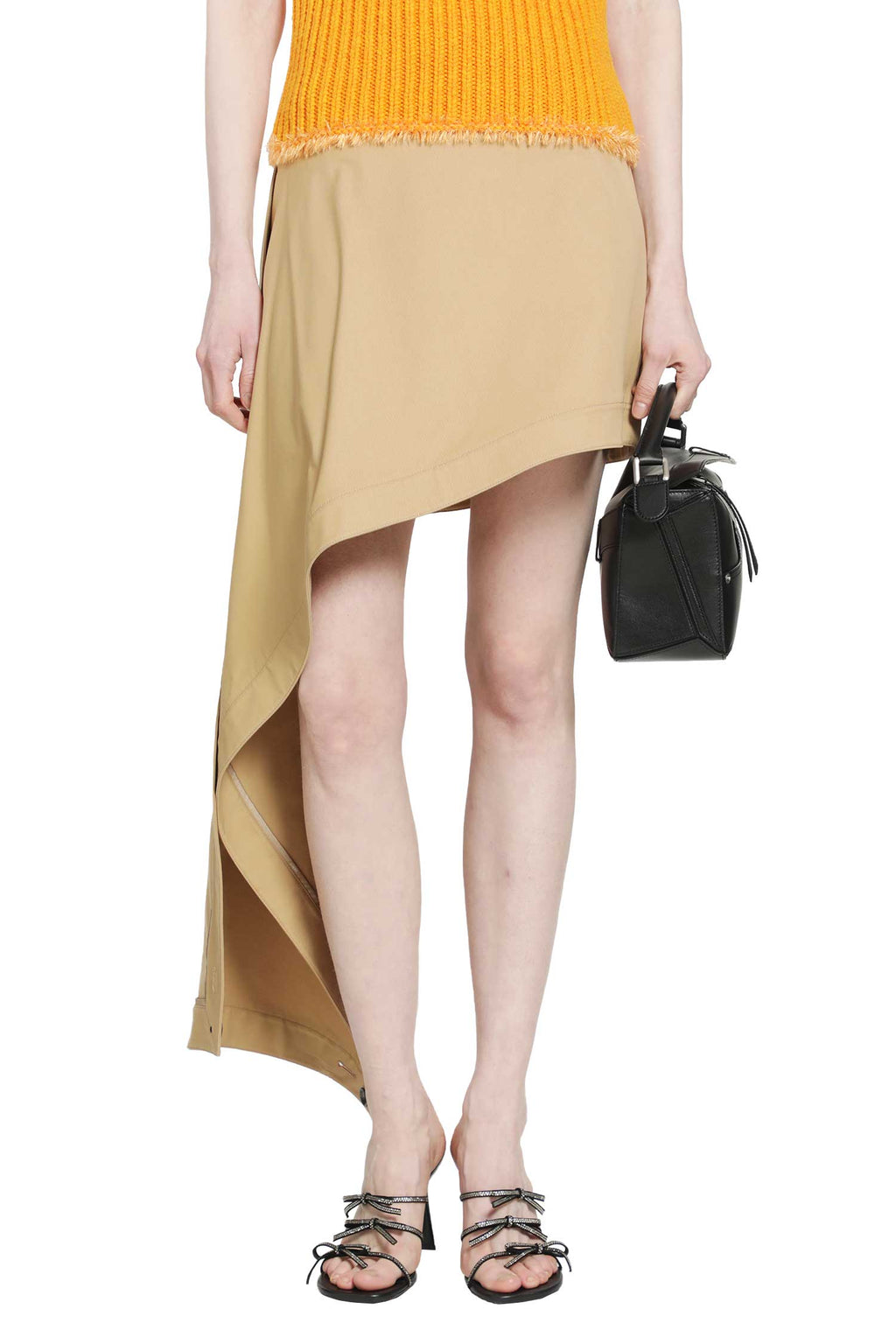 Skirt In Cotton And Silk Loewe – Гарантія оригінальності – боковий вид