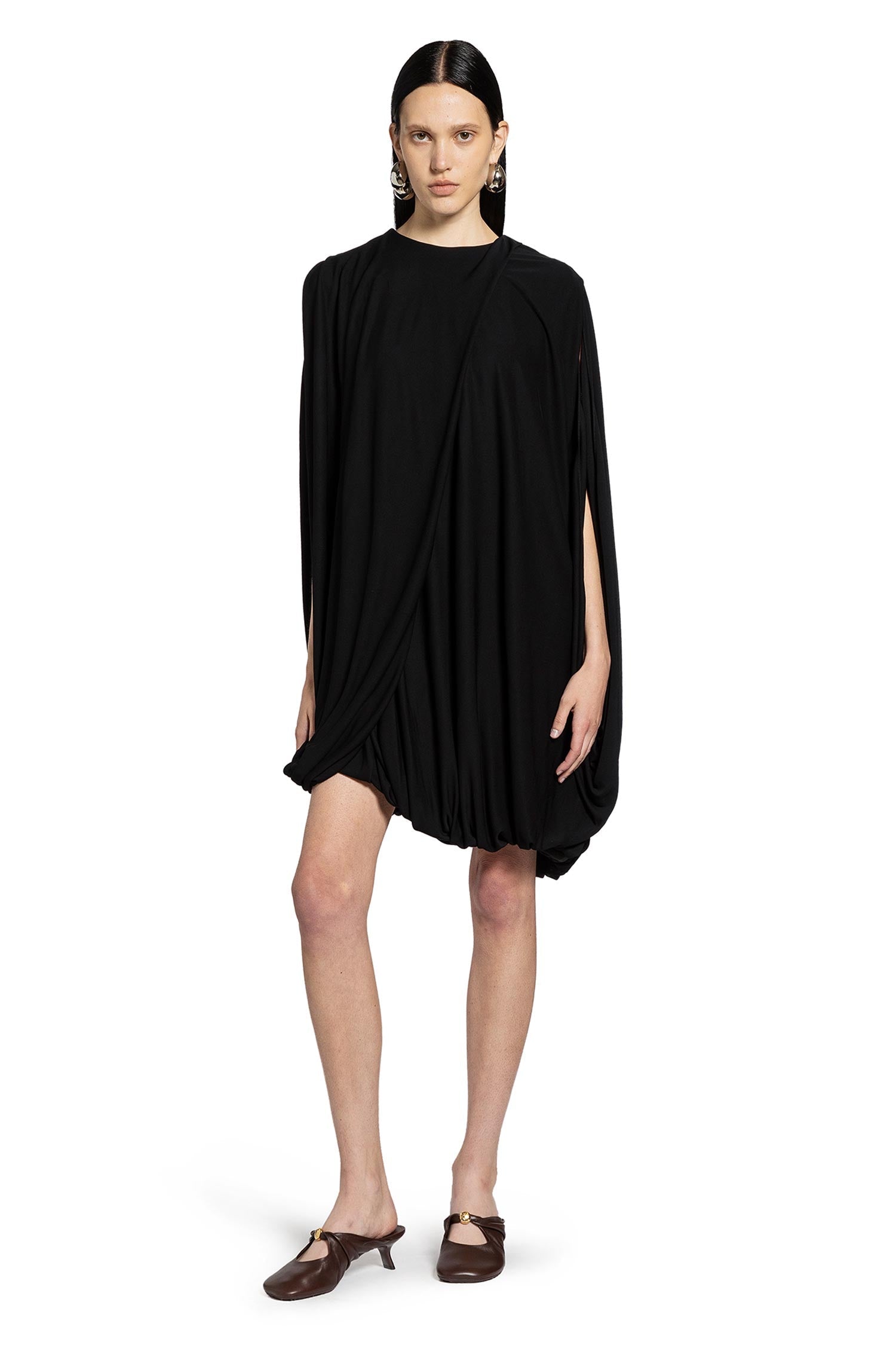 Draped Dress In Viscose Loewe – Гарантія оригінальності – боковий вид