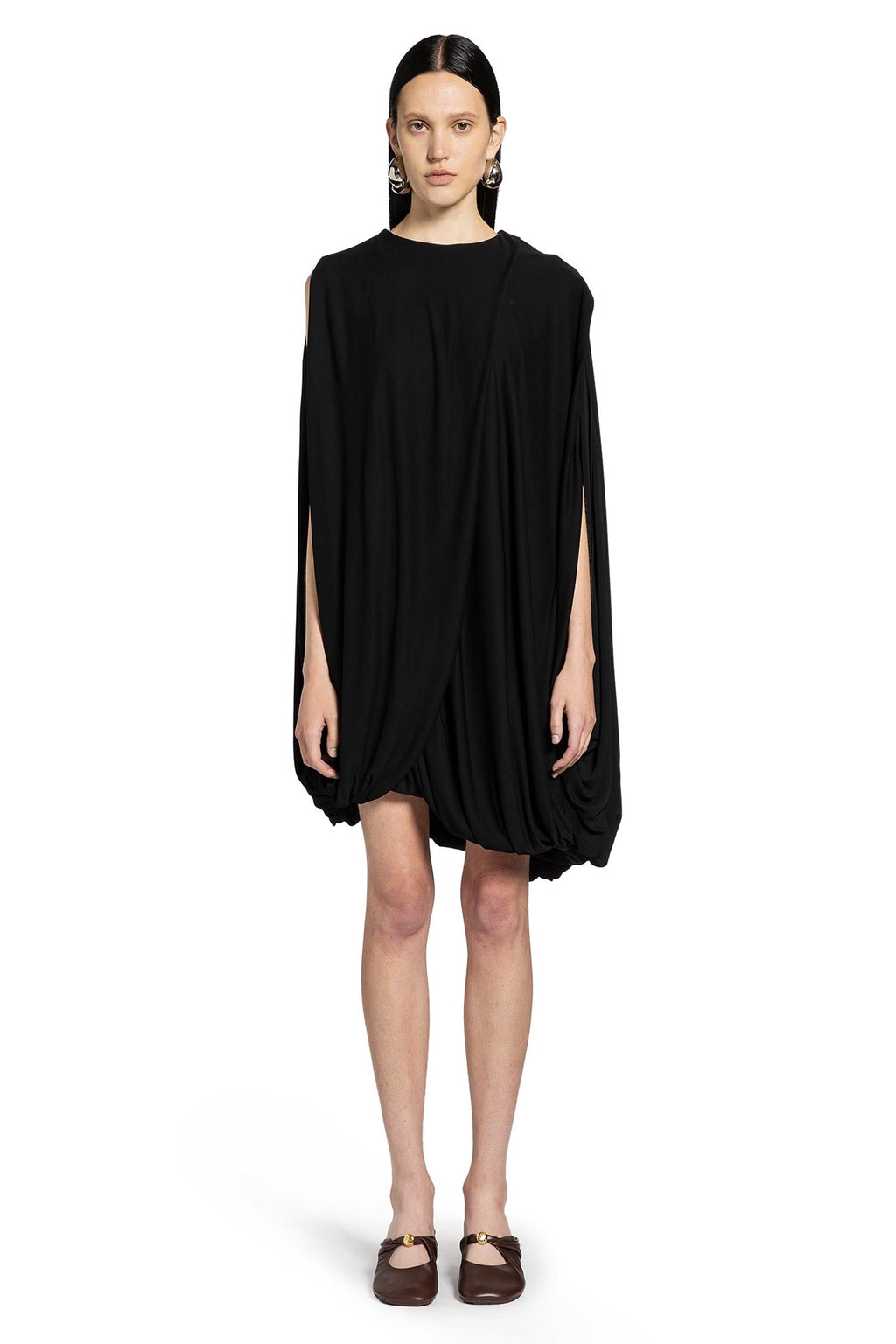 Draped Dress In Viscose Loewe – Гарантія оригінальності – вид ззаду