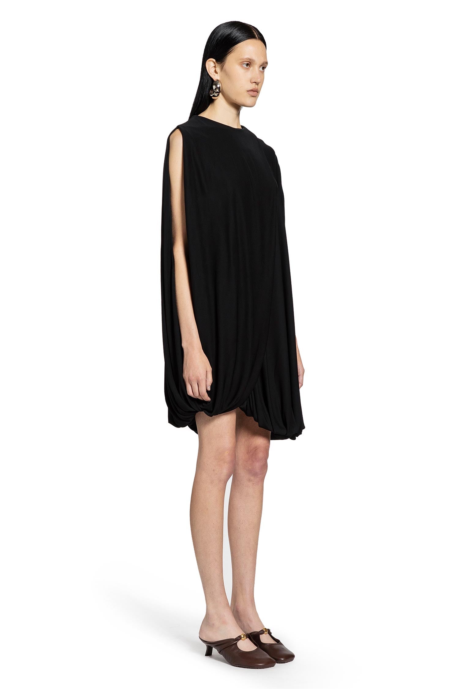 Draped Dress In Viscose Loewe – Гарантія оригінальності – детальний вид