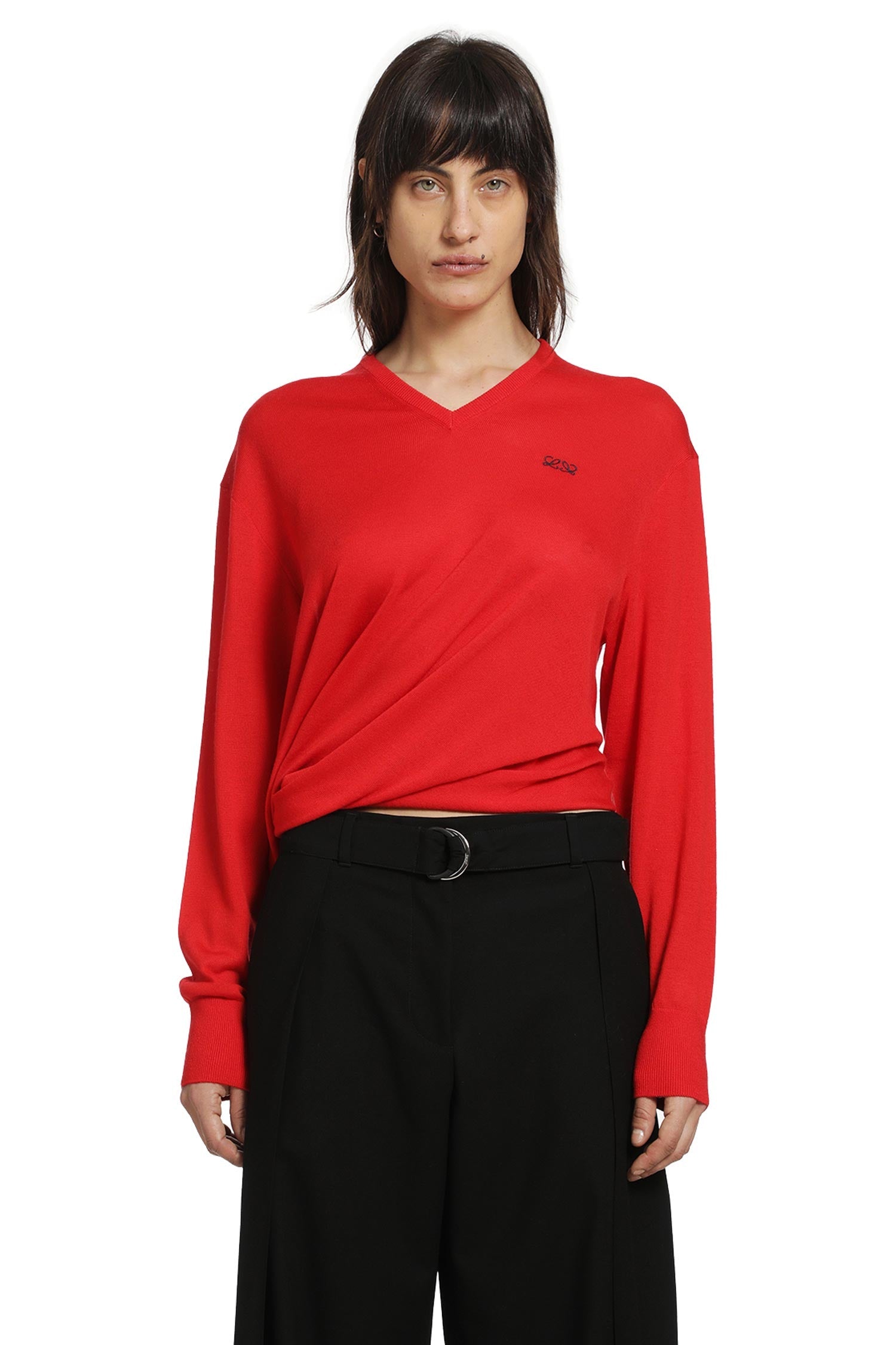 Draped Wool Sweater Loewe – Гарантія оригінальності – вид ззаду