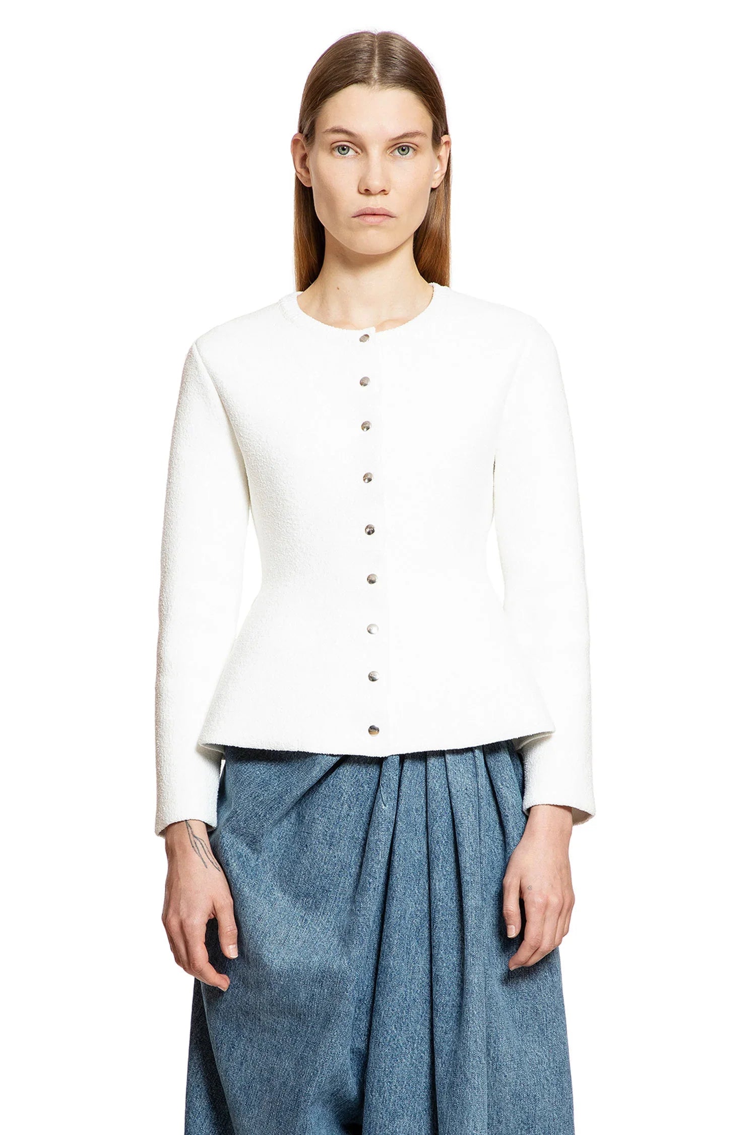 Оригінальна Cardigan In Viscose Cotton Silk Loewe – вид ззаду