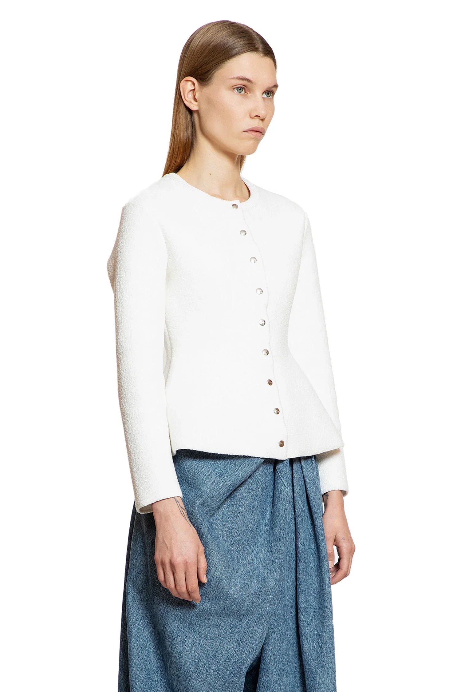 Оригінальна Cardigan In Viscose Cotton Silk Loewe – детальний вид