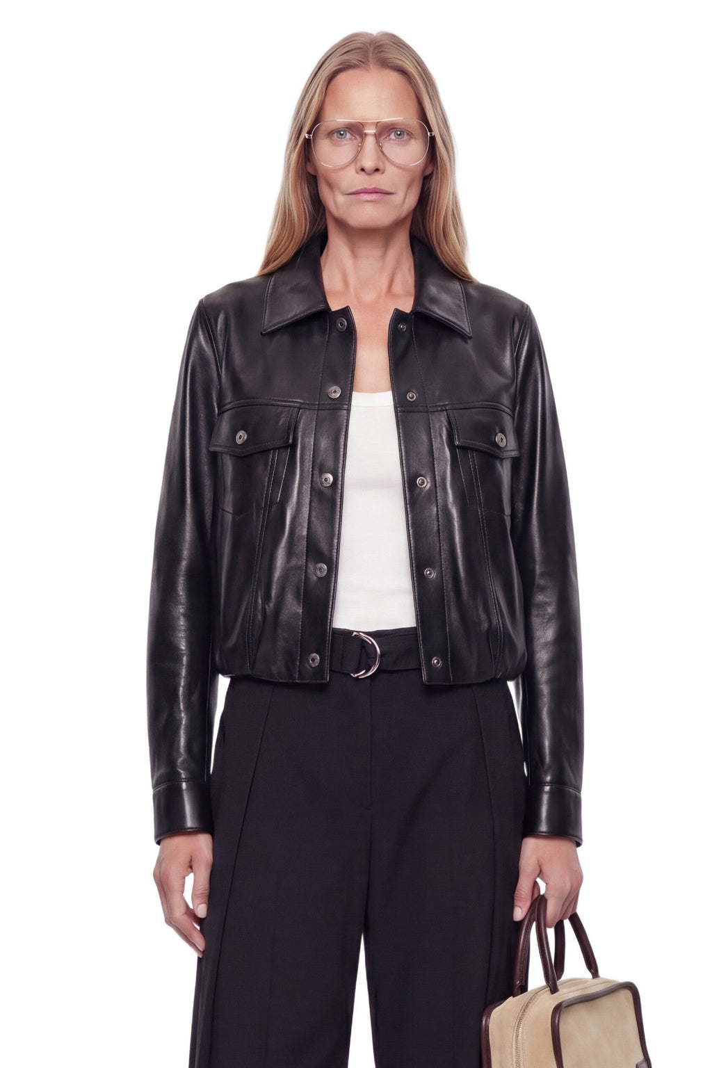 Jacket In Nappa Lambskin Loewe оригінал – Купити в Україні – боковий вид