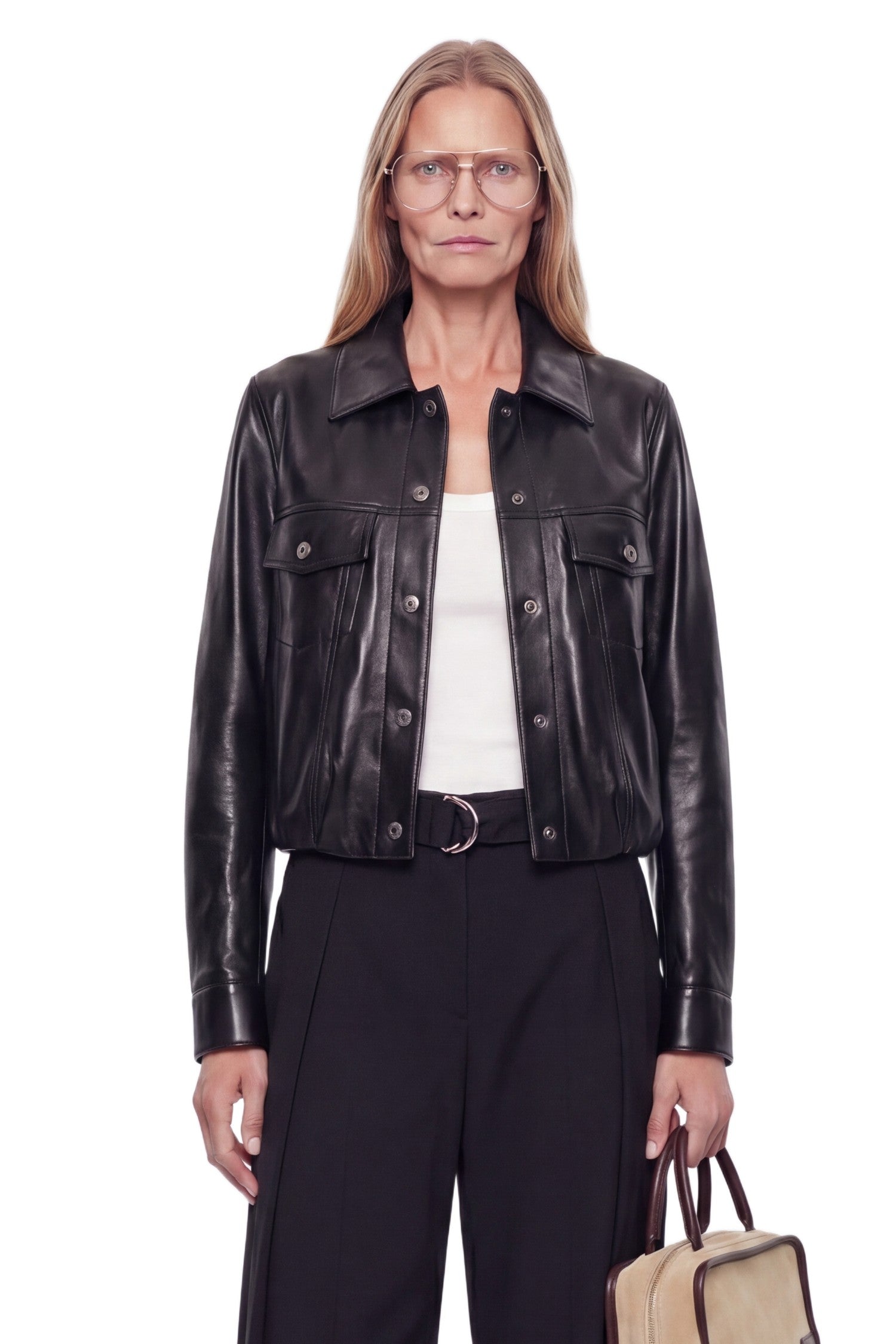 Jacket In Nappa Lambskin Loewe оригінал – Купити в Україні – боковий вид