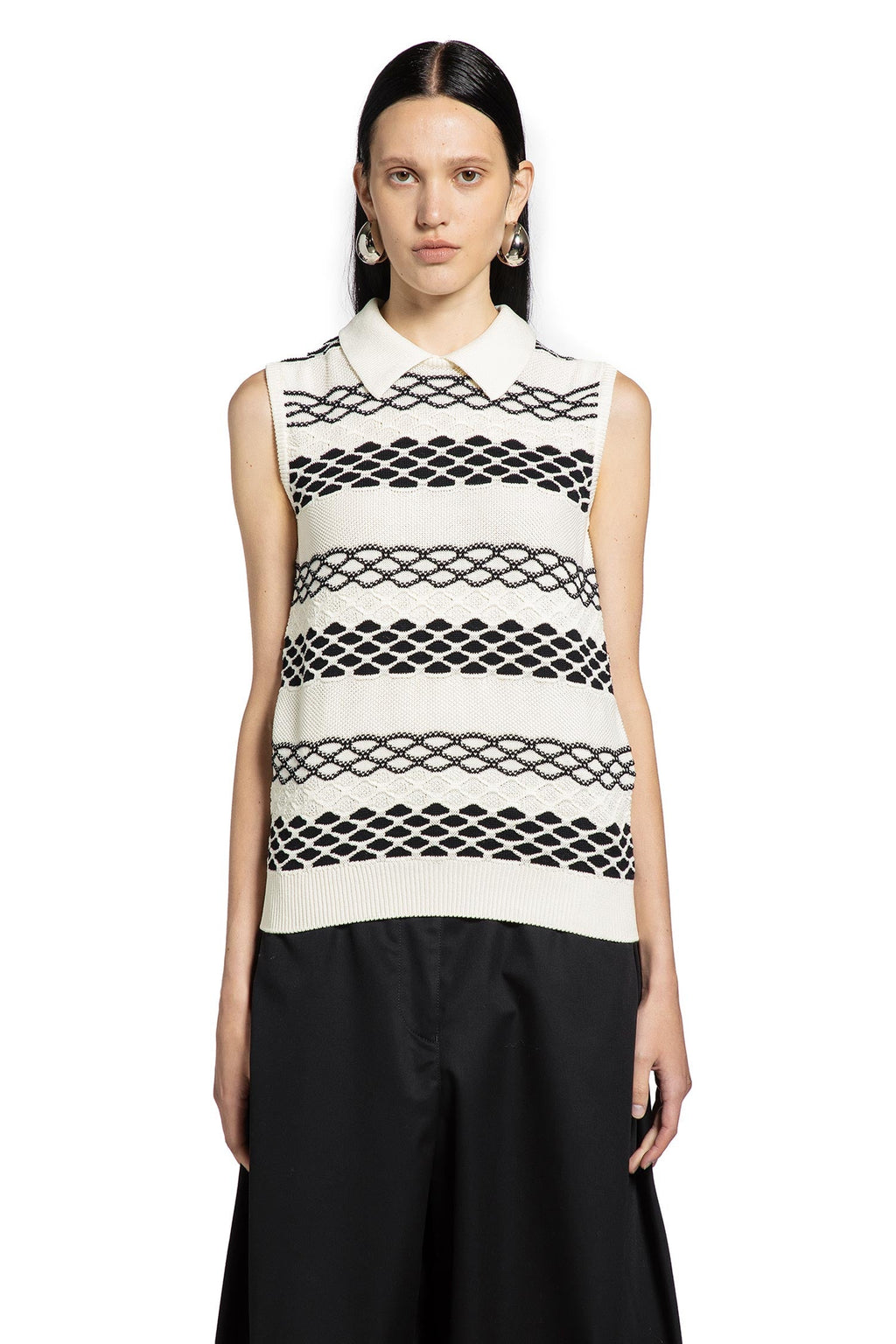 Vest In Cotton Jacquard Loewe оригінал – Купити в Україні – вид ззаду
