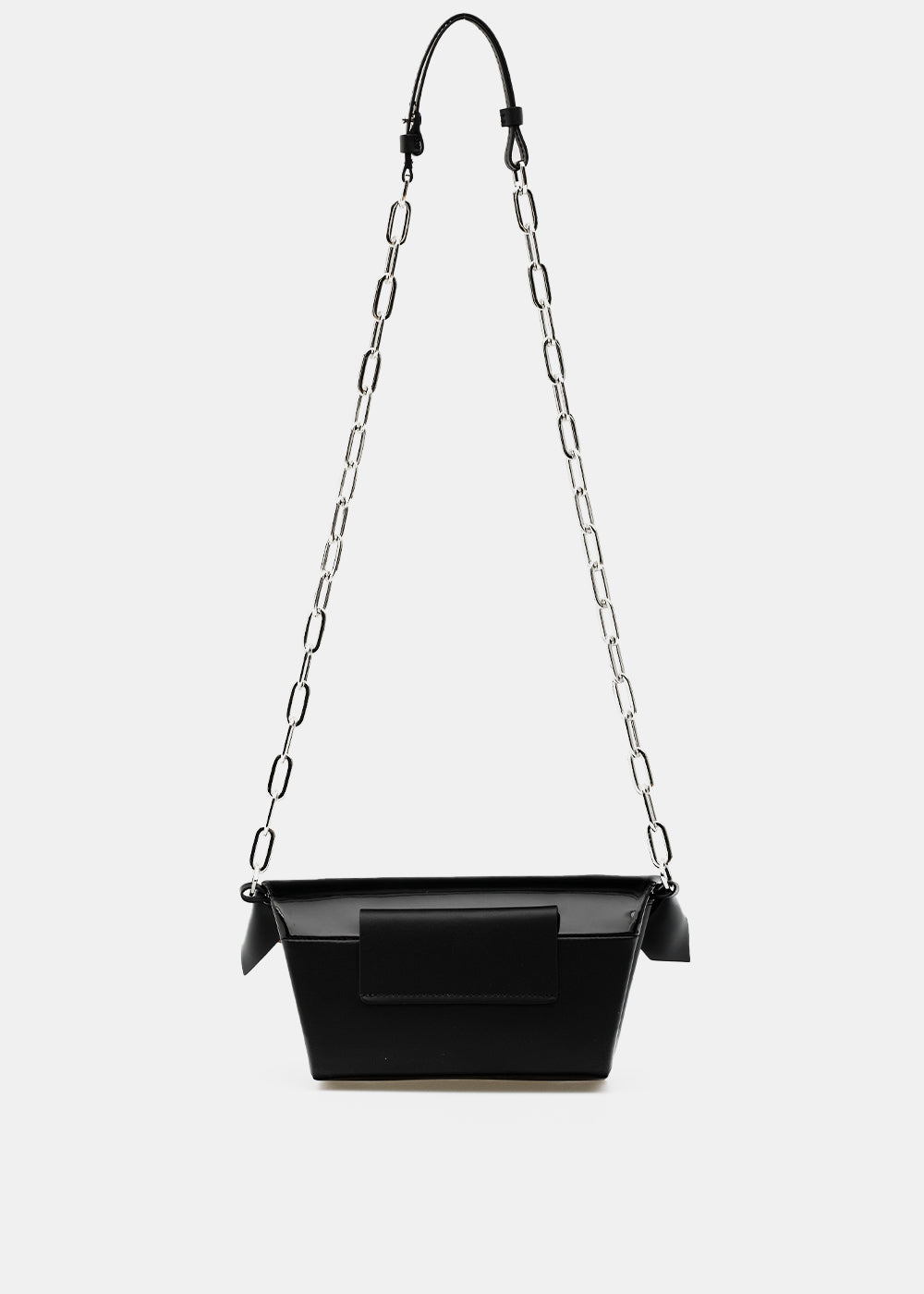 Black Small Snatched Bag Maison margiela – Гарантія оригінальності – вид ззаду