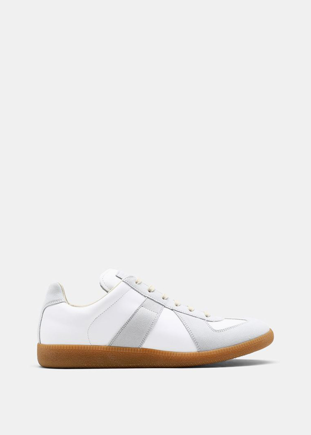 White & Grey Replica Sneakers Maison margiela – Гарантія оригінальності – боковий вид