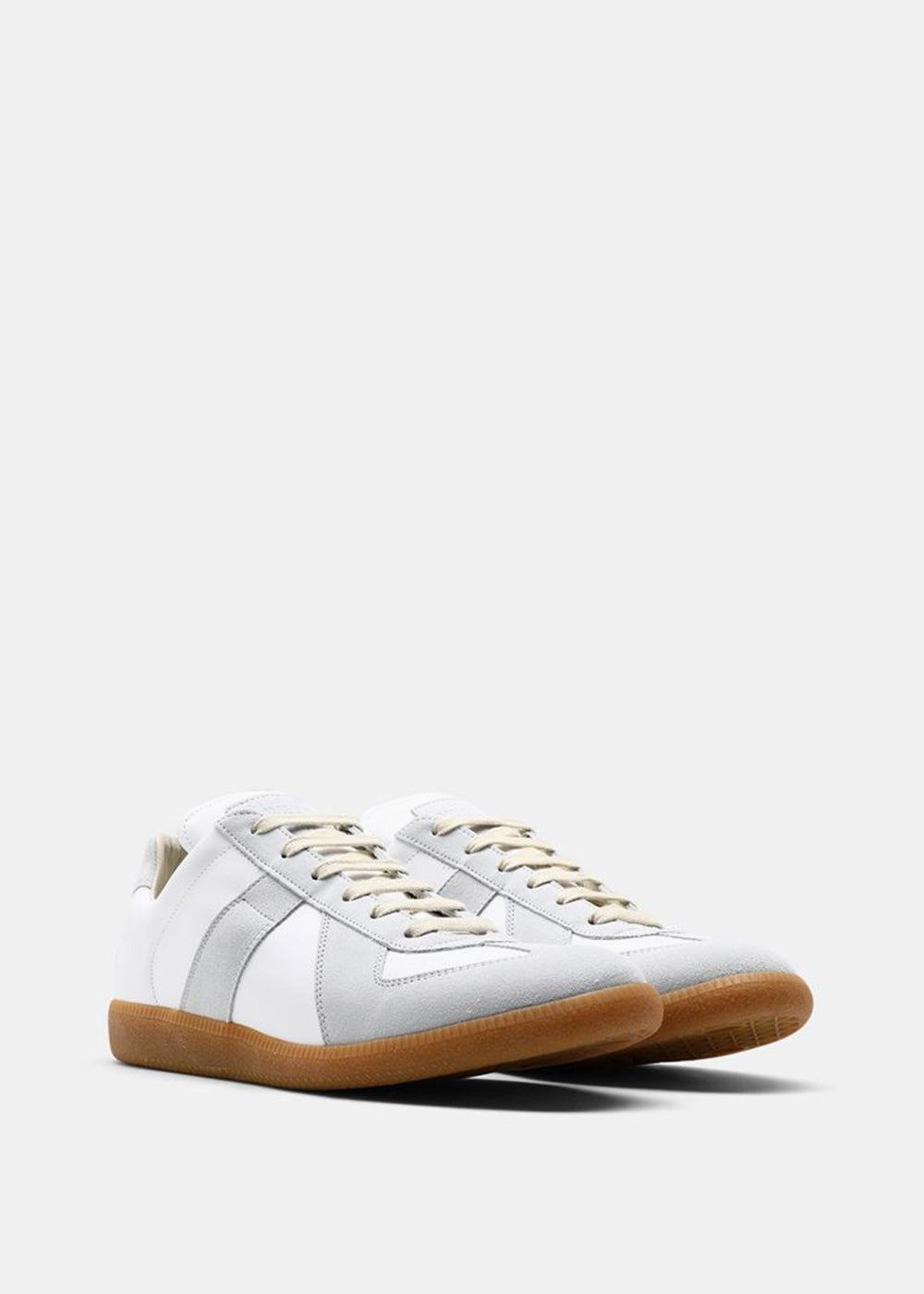 White & Grey Replica Sneakers Maison margiela – Гарантія оригінальності – вид ззаду