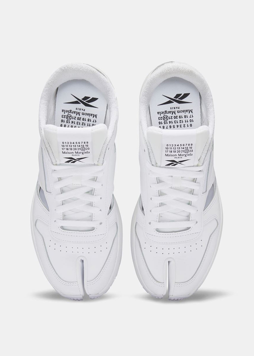 White Reebok Edition Tabi Sneakers Maison margiela – Гарантія оригінальності – збільшений вид