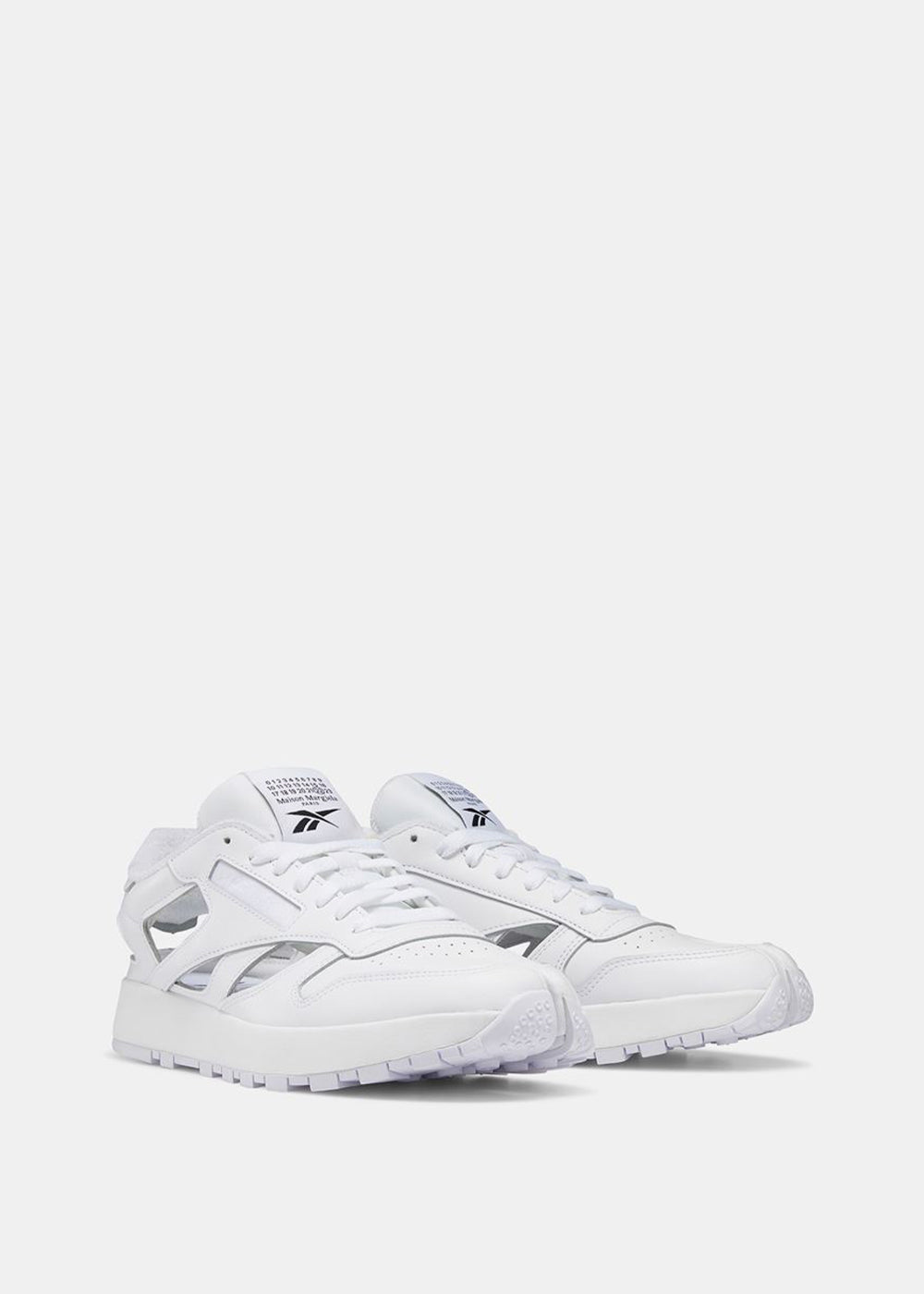 White Reebok Edition Tabi Sneakers Maison margiela – Гарантія оригінальності – вид ззаду