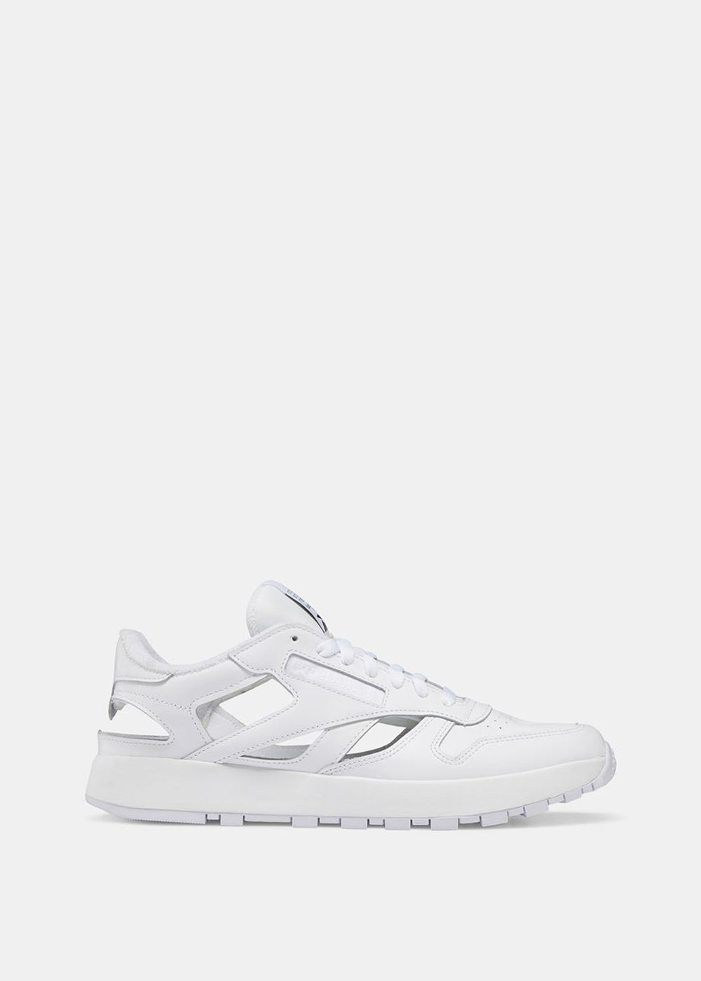 White Reebok Edition Tabi Sneakers Maison margiela – Гарантія оригінальності – боковий вид