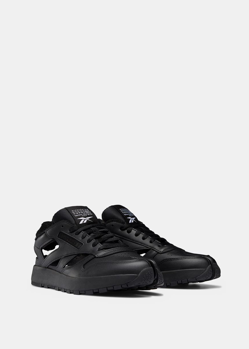 Black Reebok Edition Tabi Sneakers Maison margiela – Гарантія оригінальності – вид ззаду