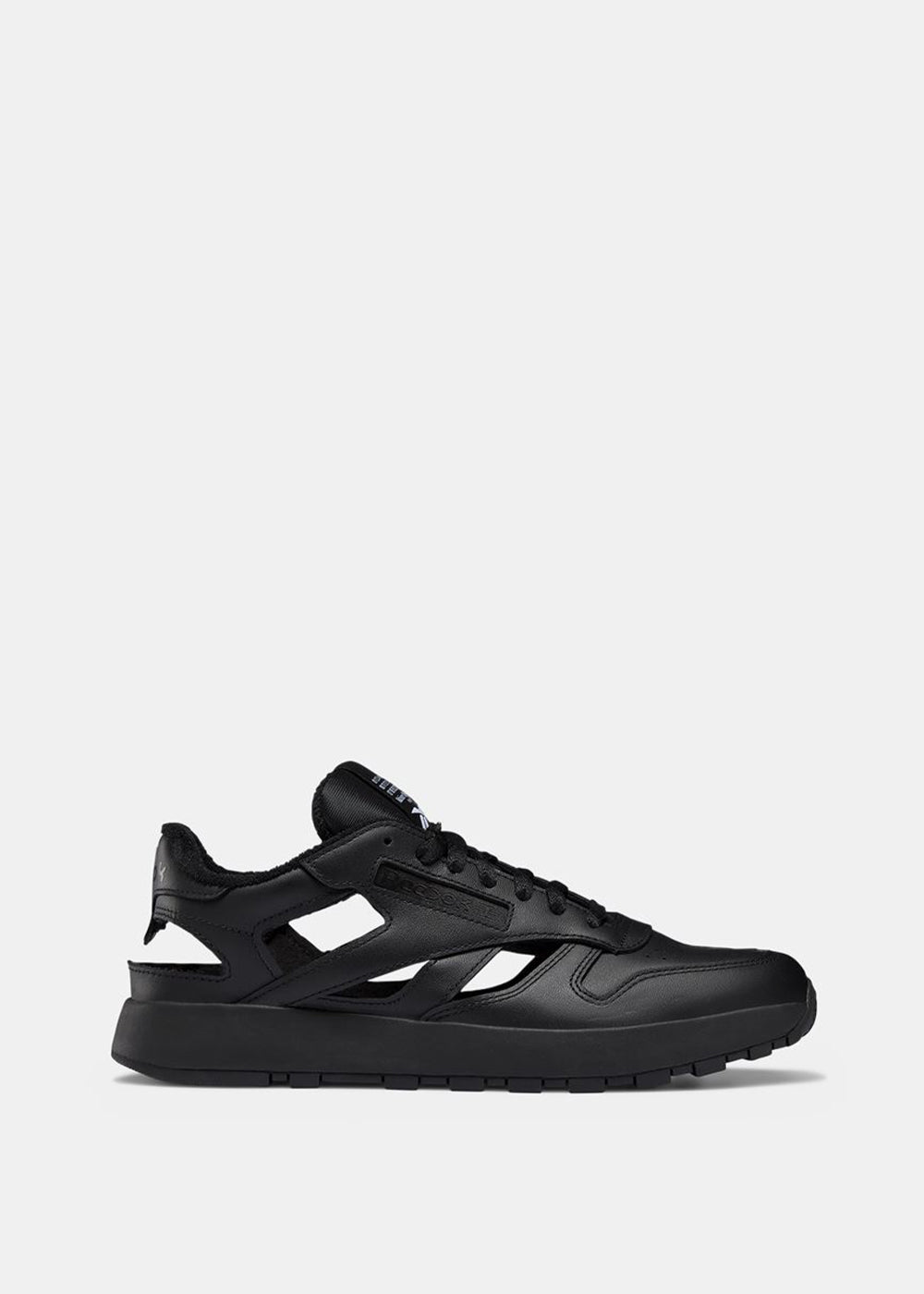 Black Reebok Edition Tabi Sneakers Maison margiela – Гарантія оригінальності – боковий вид