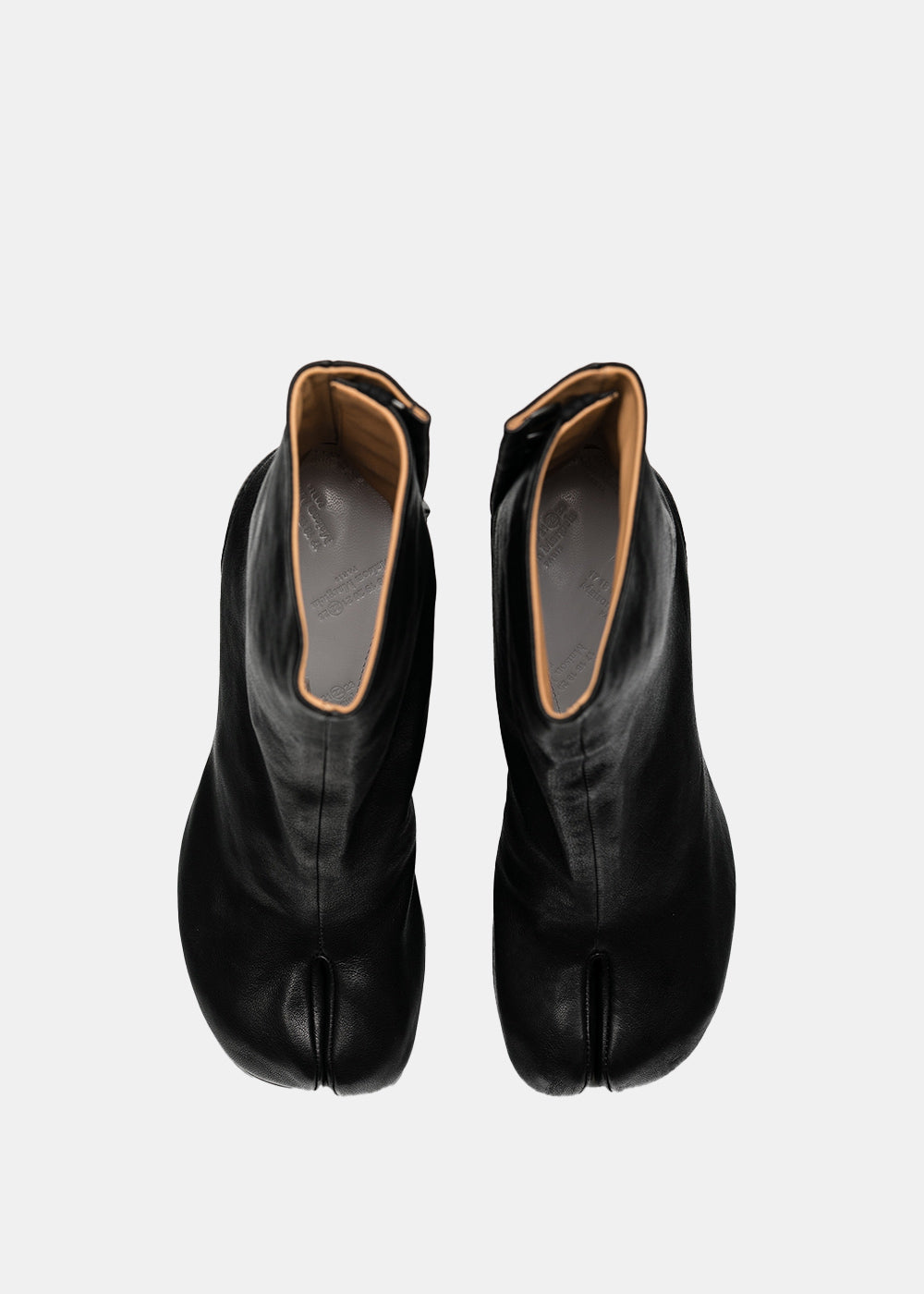 Black MID Heel Leather Tabi Boots Maison margiela оригінал – Купити в Україні – детальний вид