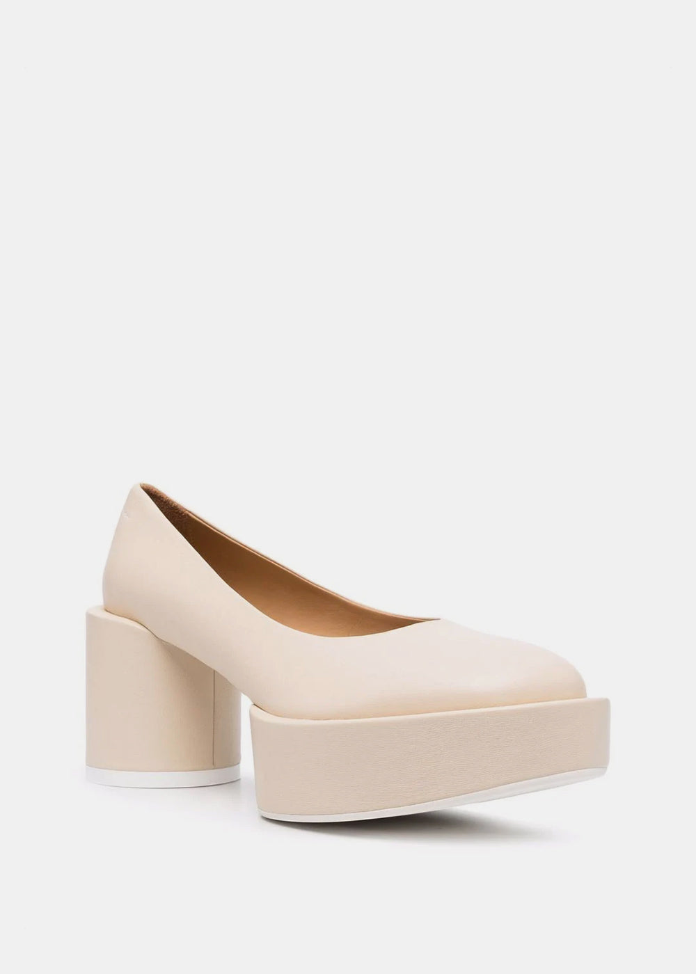 Vanilla White Platform Heels Maison margiela оригінал – Купити в Україні – вид ззаду