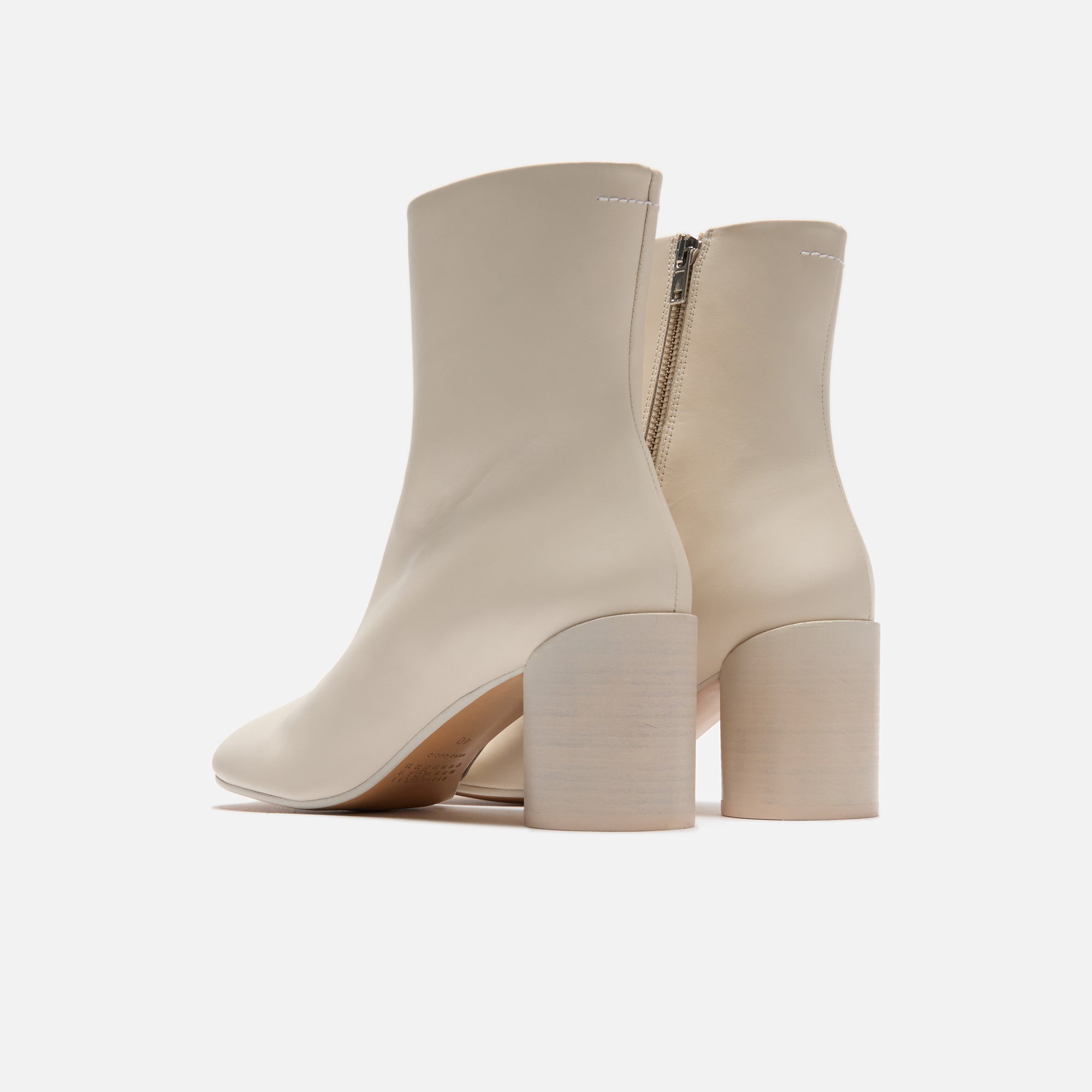 Leather Ankle Boot Sandshell Maison margiela – Гарантія оригінальності – збільшений вид