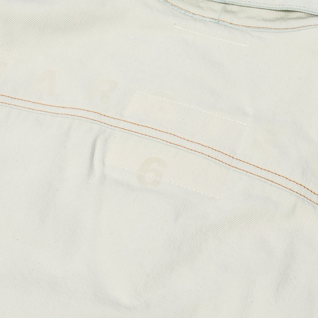 Оригінальна Womens Cotton Denim Cropped Jacket White Maison margiela – збільшений вид