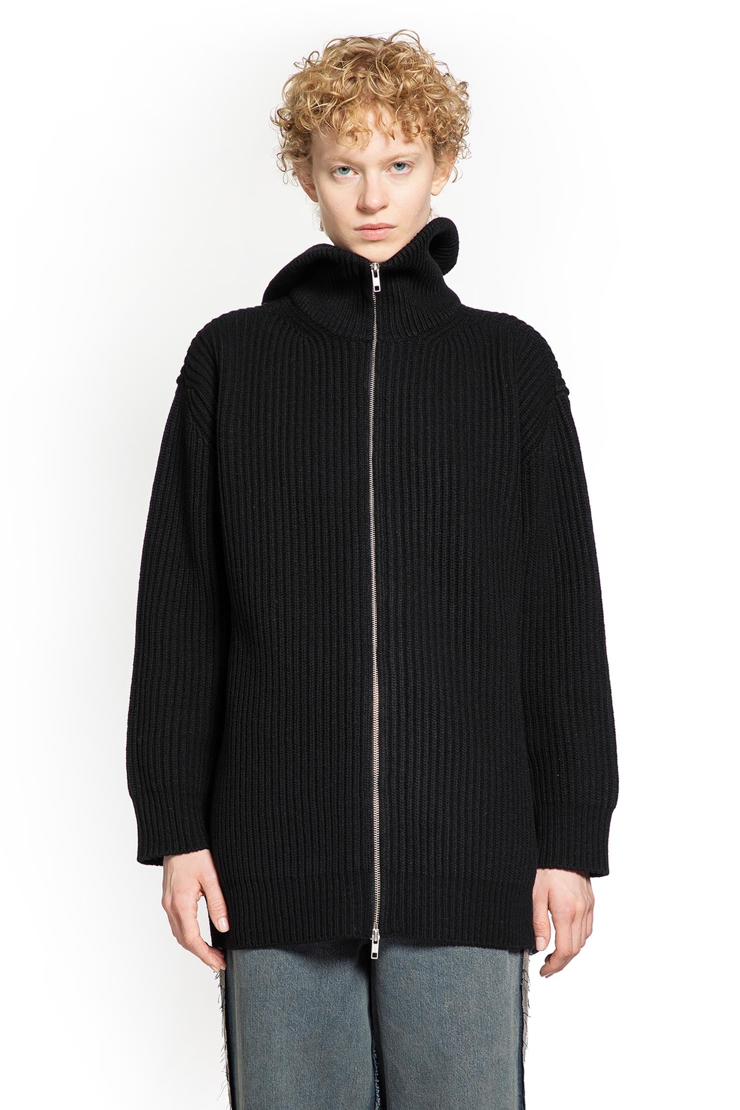 Wool Blend Oversized Cardigan Maison margiela – Гарантія оригінальності – вид ззаду
