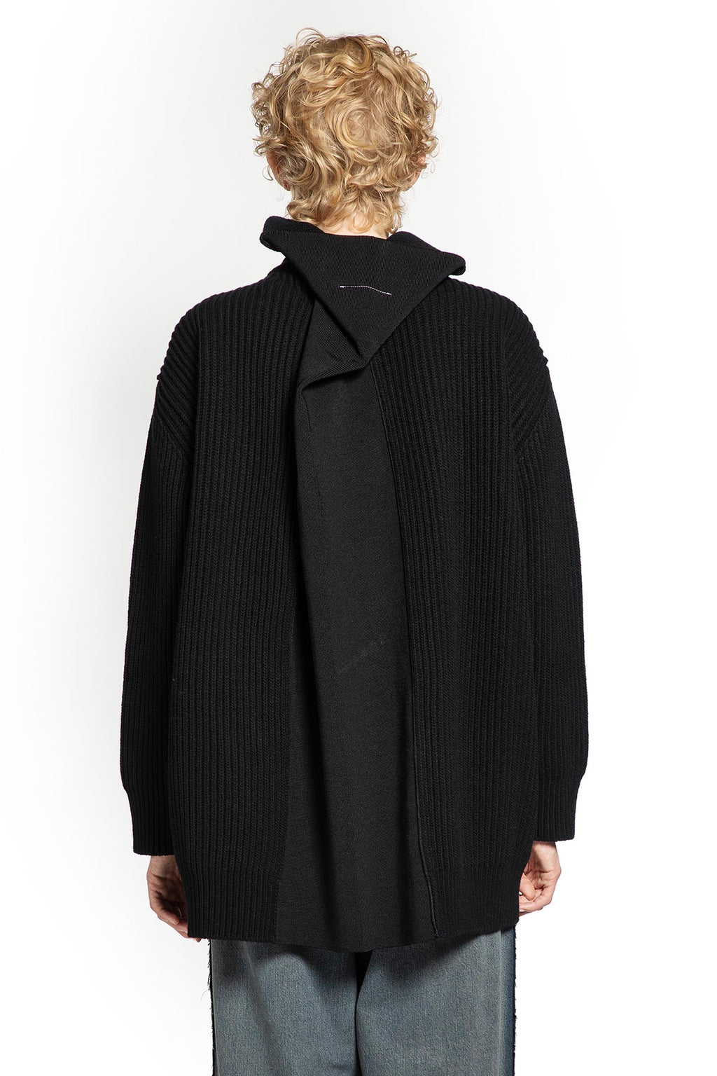 Wool Blend Oversized Cardigan Maison margiela – Гарантія оригінальності – збільшений вид