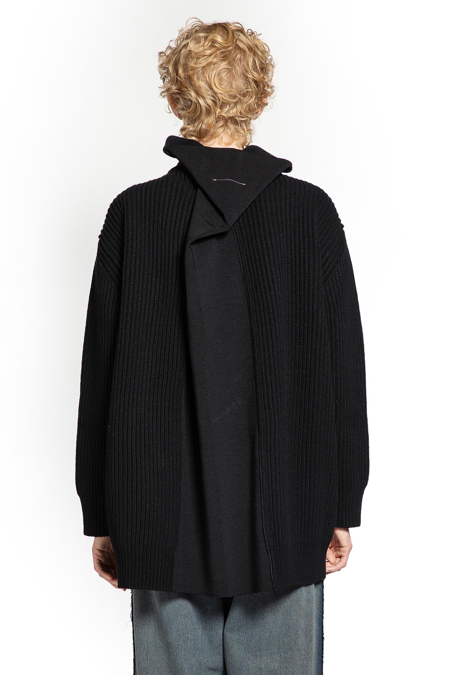 Wool Blend Oversized Cardigan Maison margiela – Гарантія оригінальності – збільшений вид