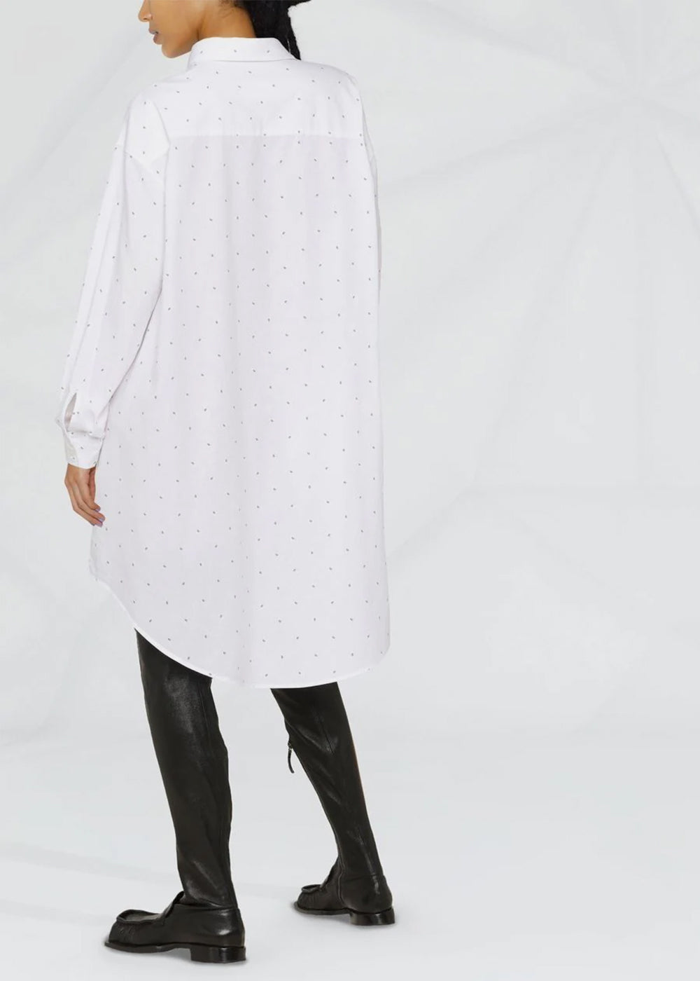 White Polka-6 Shirt Dress Maison margiela оригінал – Купити в Україні – збільшений вид
