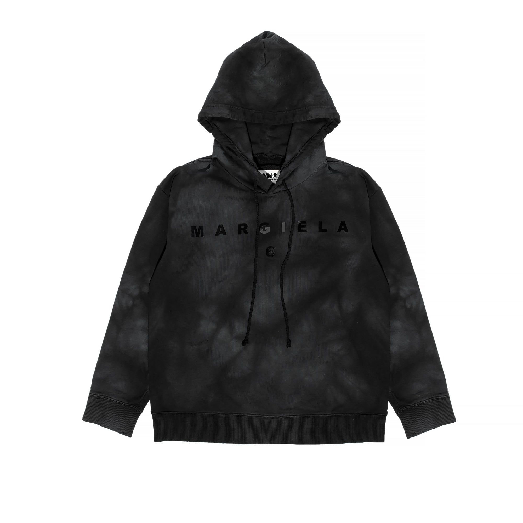 Оригінальна Womens Logo Hoodie Black Maison margiela – боковий вид