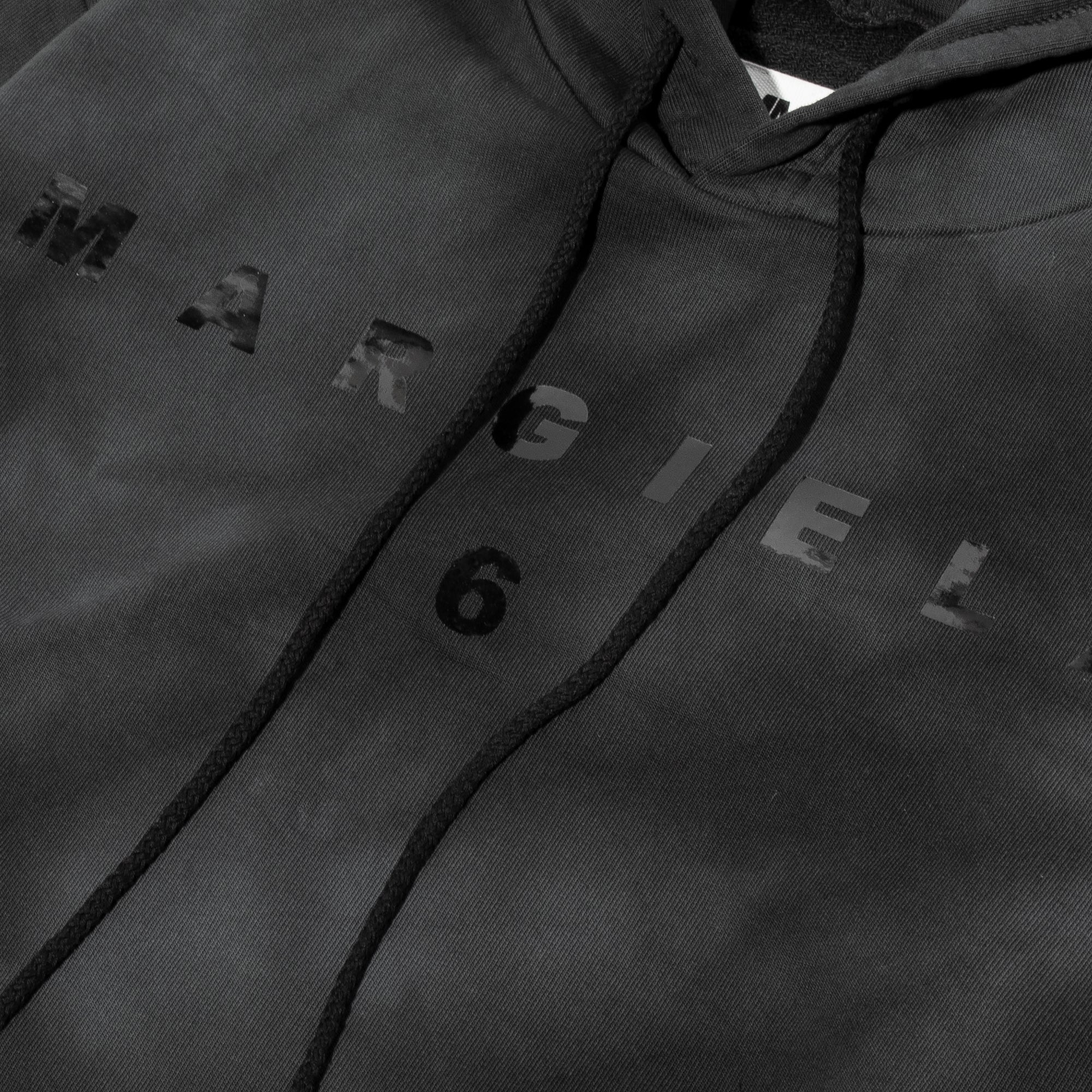 Оригінальна Womens Logo Hoodie Black Maison margiela – детальний вид
