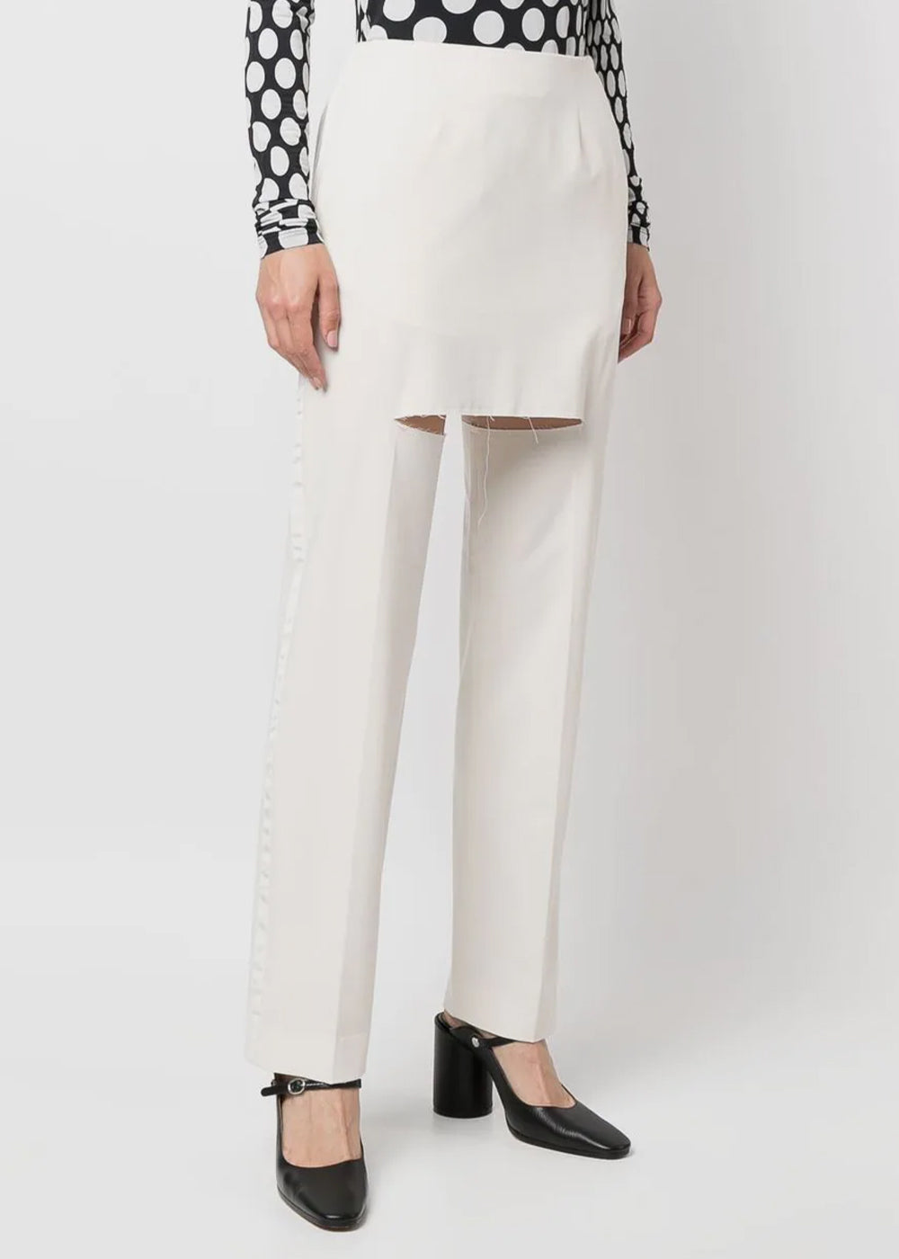 Off-White Cut-Out Pants Maison margiela – Гарантія оригінальності – вид ззаду
