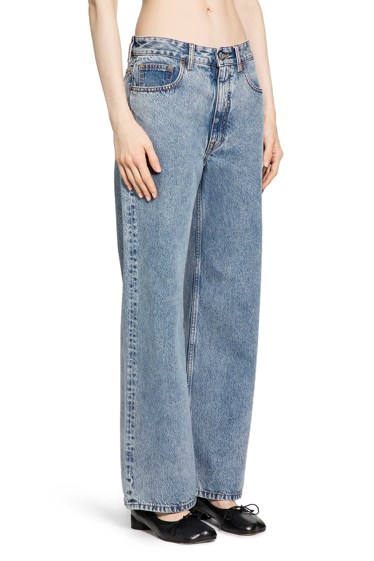 Оригінальна Wide Leg Jeans Maison margiela – детальний вид