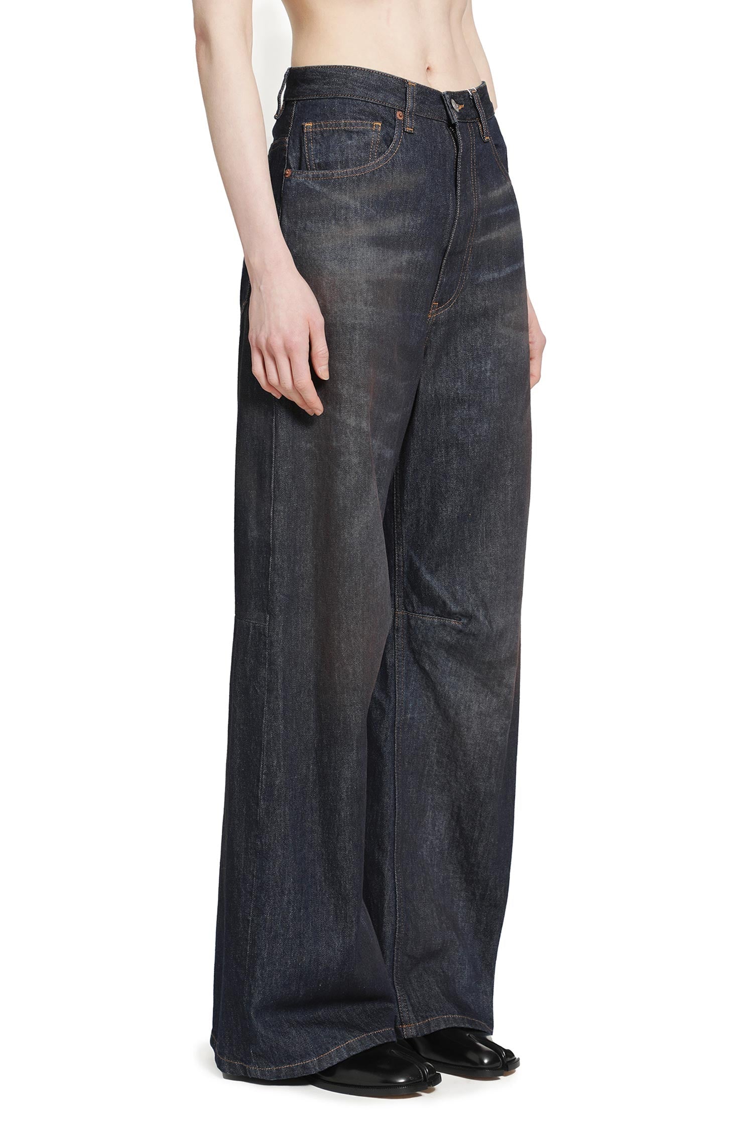 Оригінальна Wide Leg Jeans Maison margiela – детальний вид