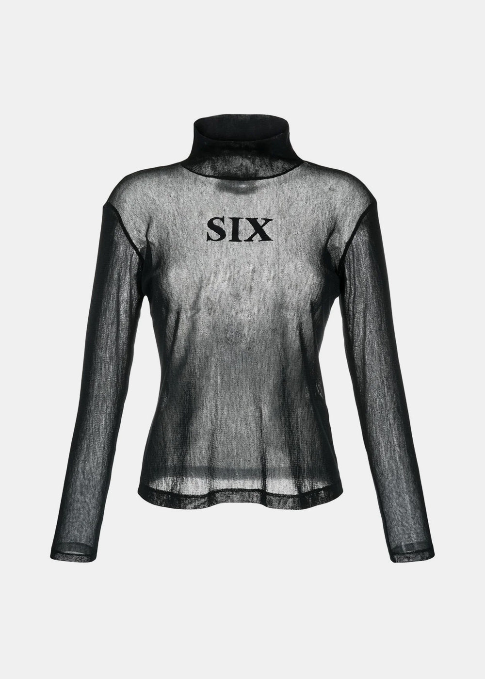 Оригінальна Black Logo Sheer Top Maison margiela – боковий вид