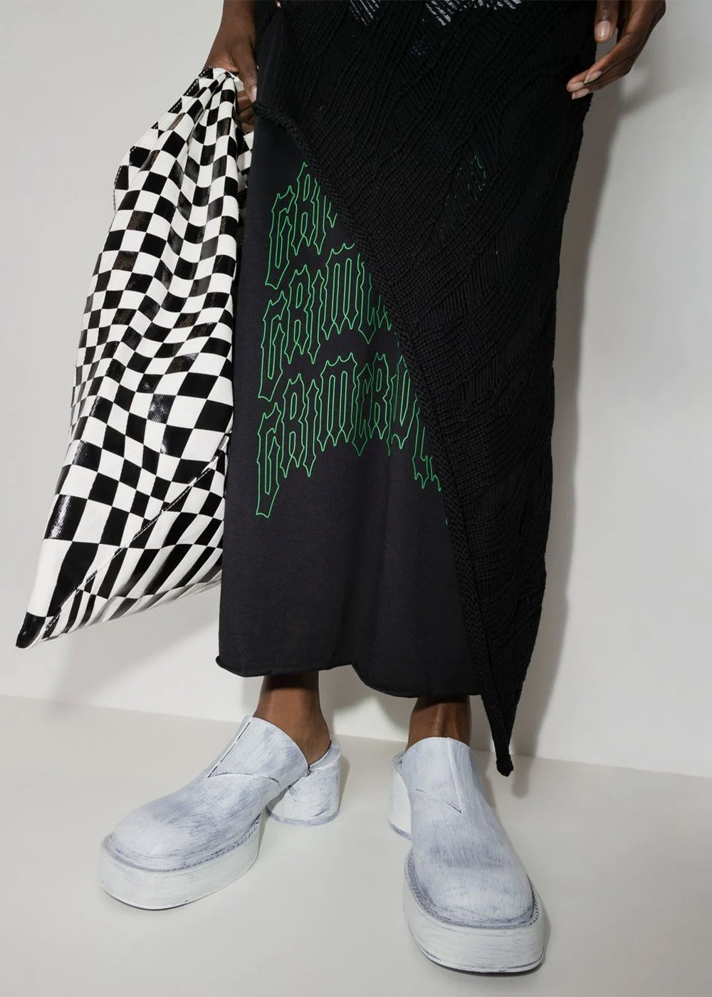 Оригінальна White Paint Platform Sandals Maison margiela – детальний вид