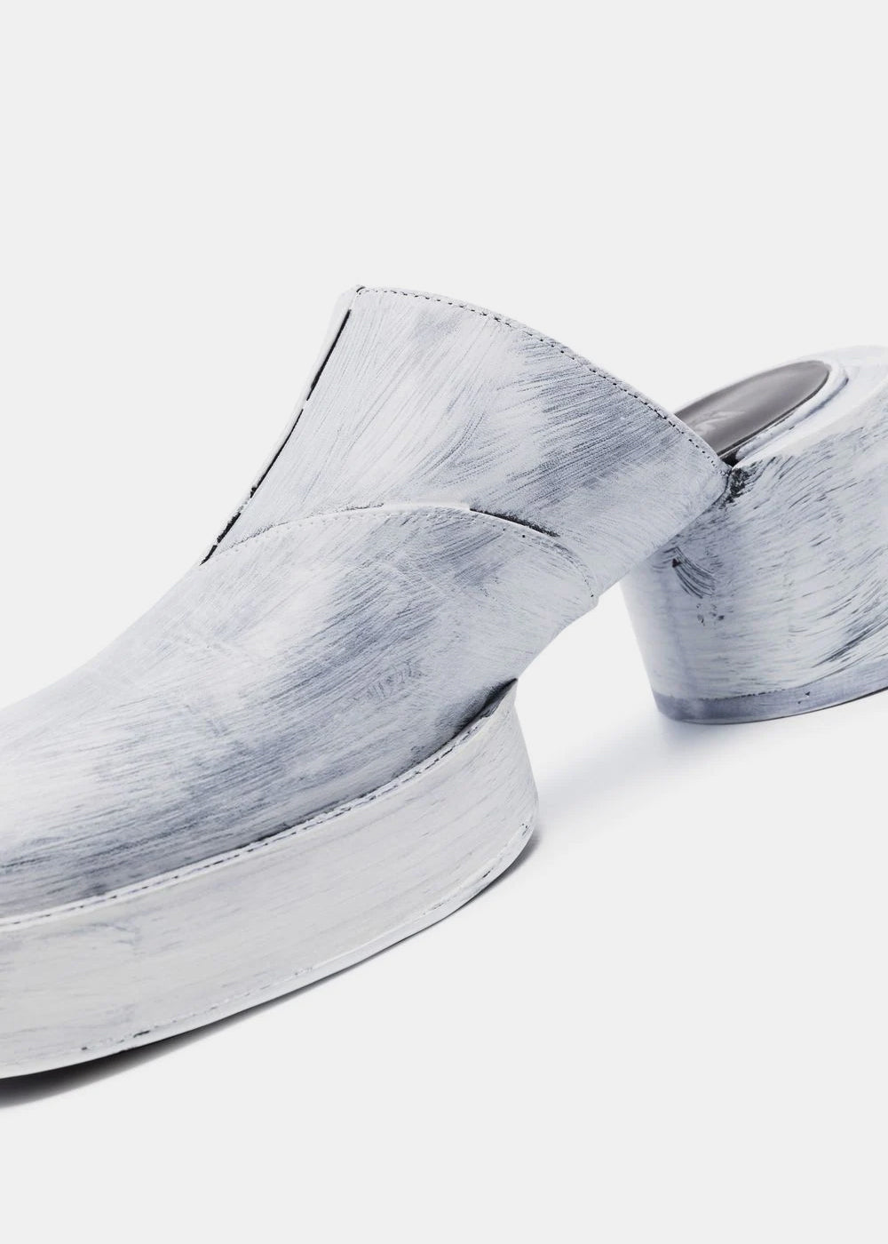 Оригінальна White Paint Platform Sandals Maison margiela – збільшений вид